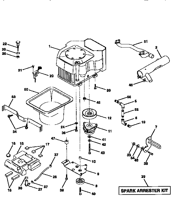 Craftsman model 917258872 lawn, tractor genuine parts