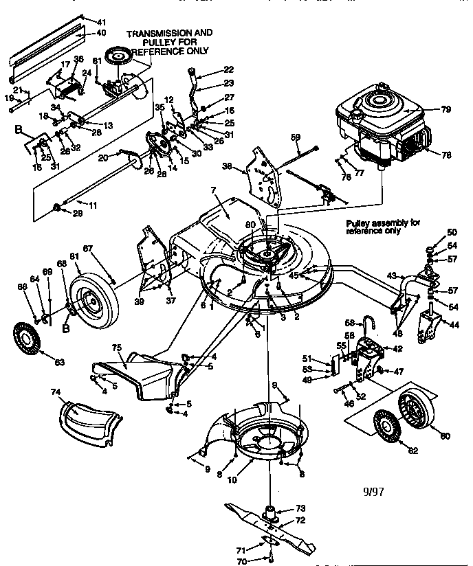 Craftsman Lawn Mower Parts Diagram - Drivenheisenberg