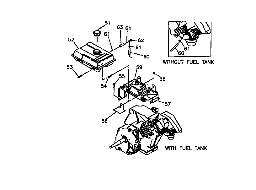 Generac model GN190 engine genuine parts