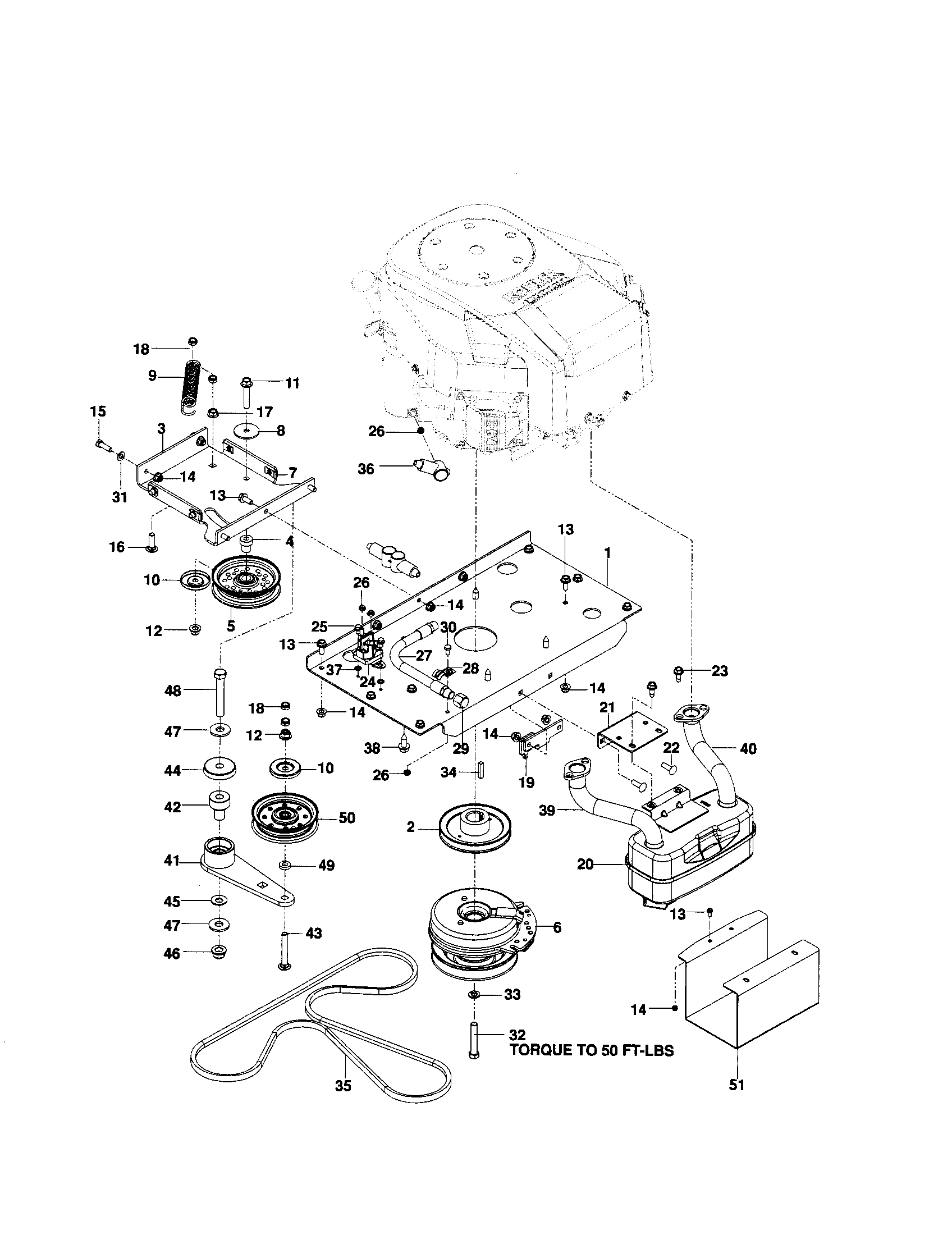 Husqvarna Mower Deck Belt Diagram