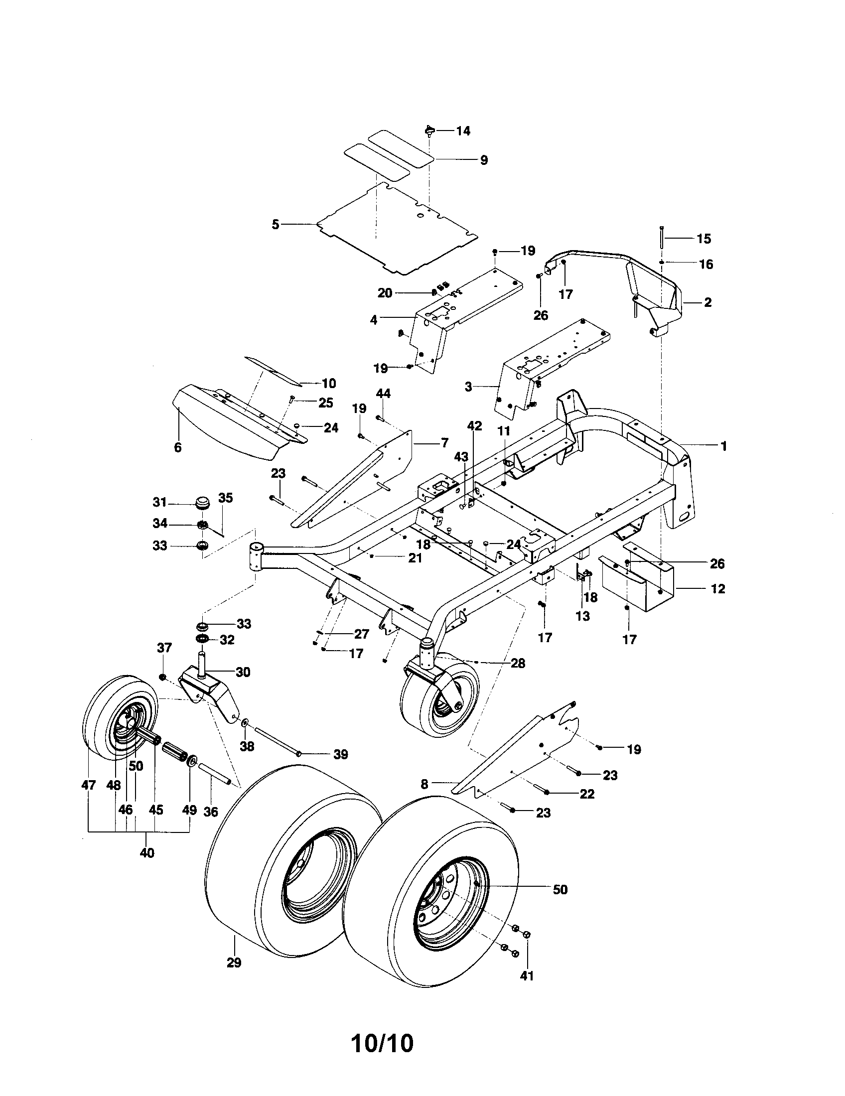 Husqvarna Riding Mower Parts Diagram