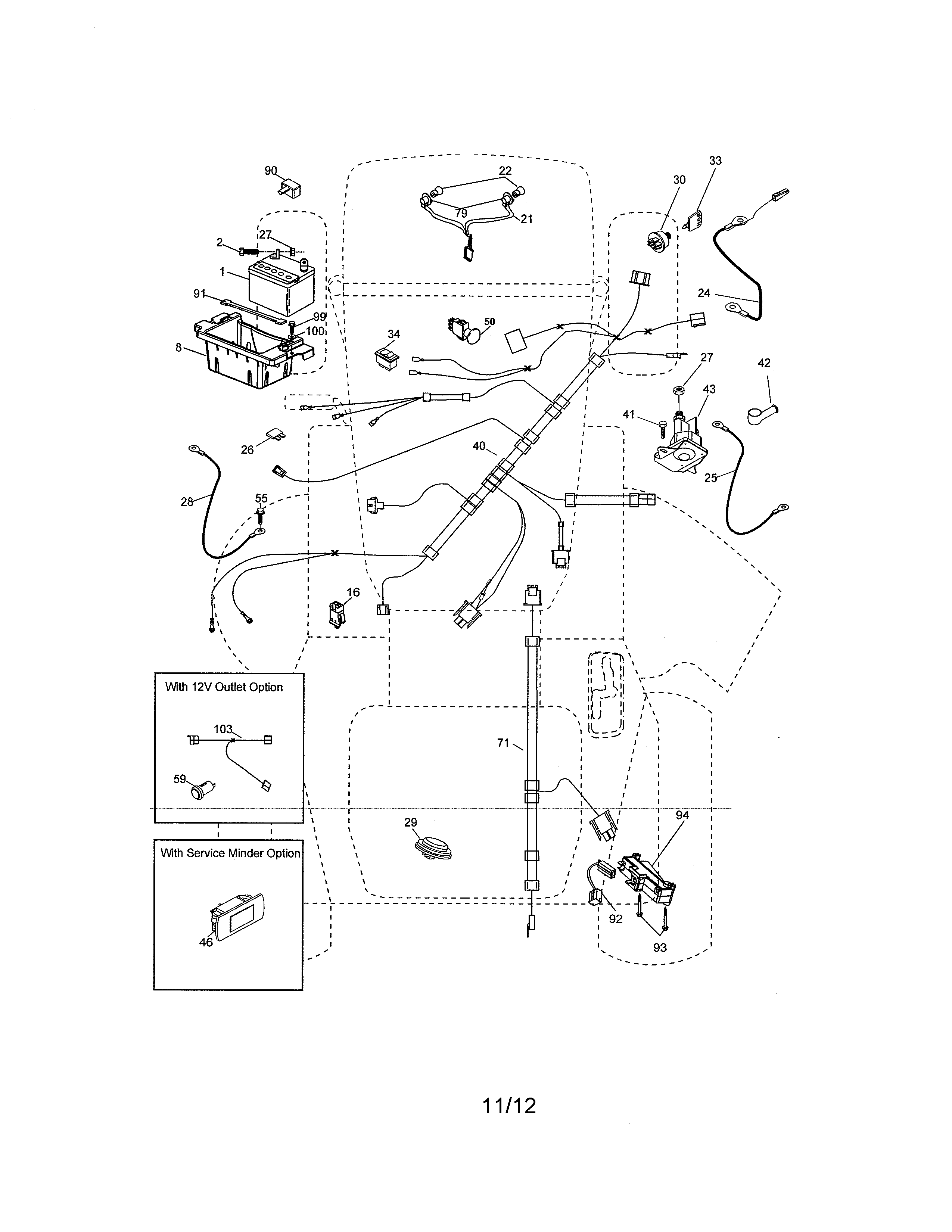 Craftsman model 917250241 lawn, tractor genuine parts