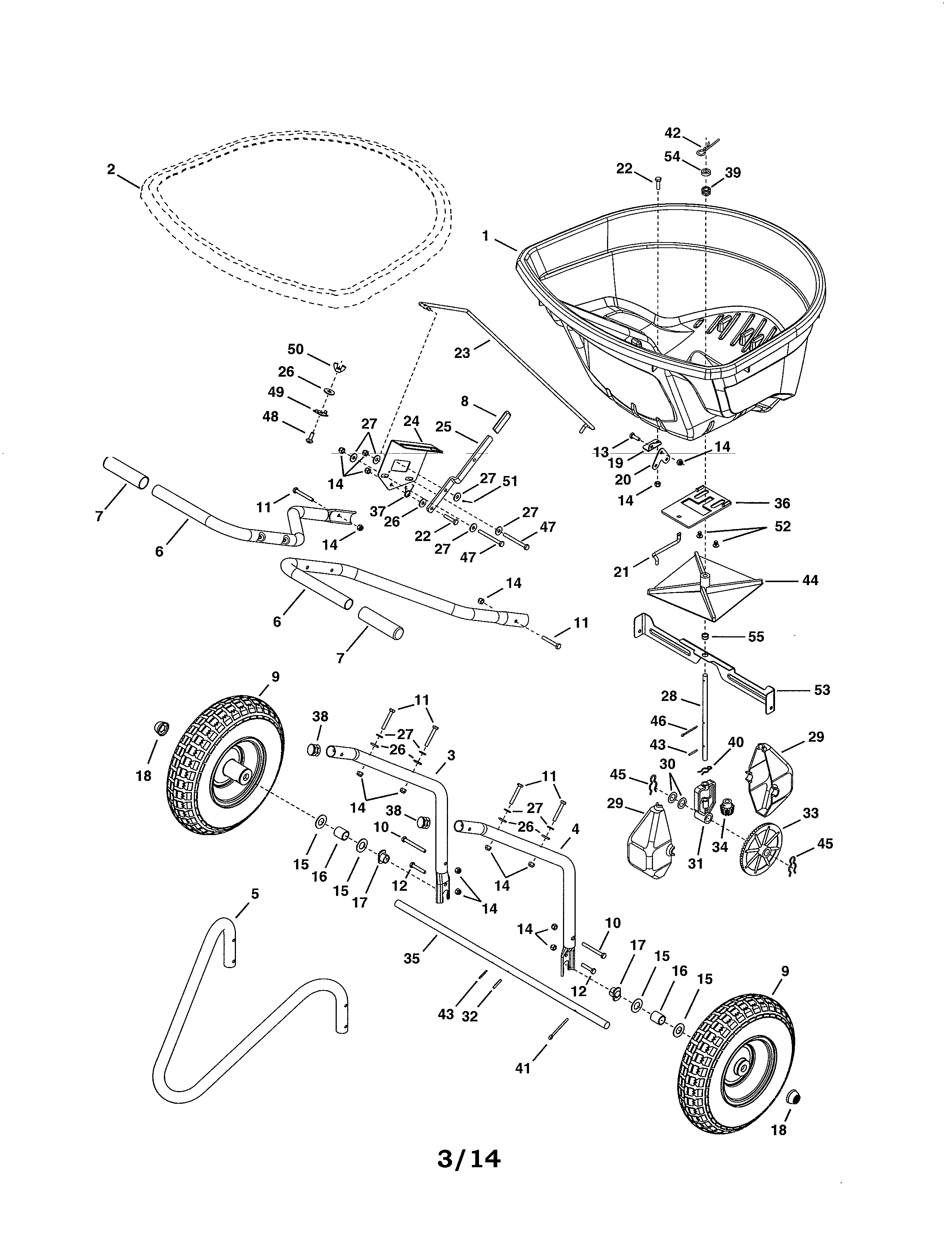 Agri-Fab model 45-04621 spreader genuine parts