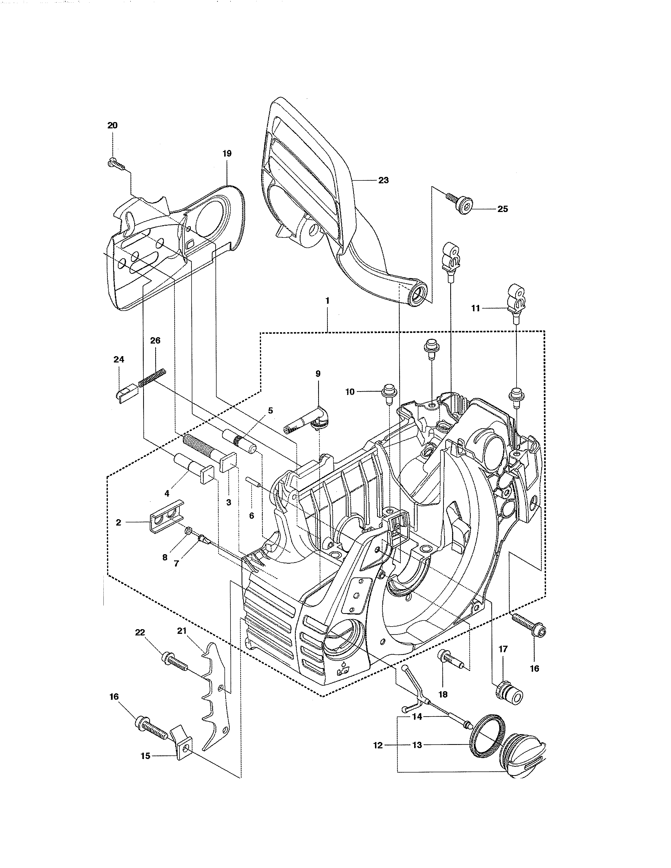 Husqvarna 450 X Torq Parts Diagram