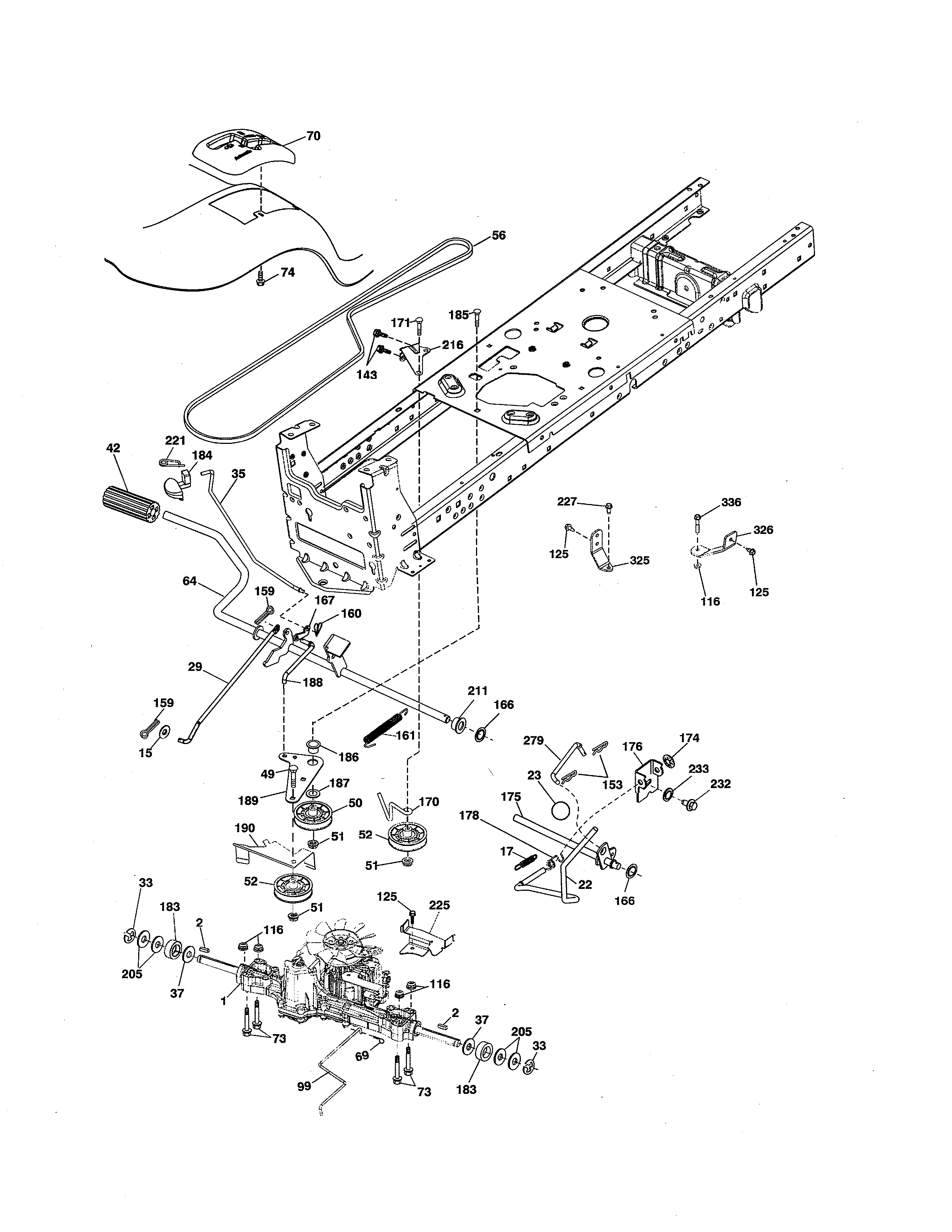 Husqvarna model YTH1846-917223840 lawn, tractor genuine parts