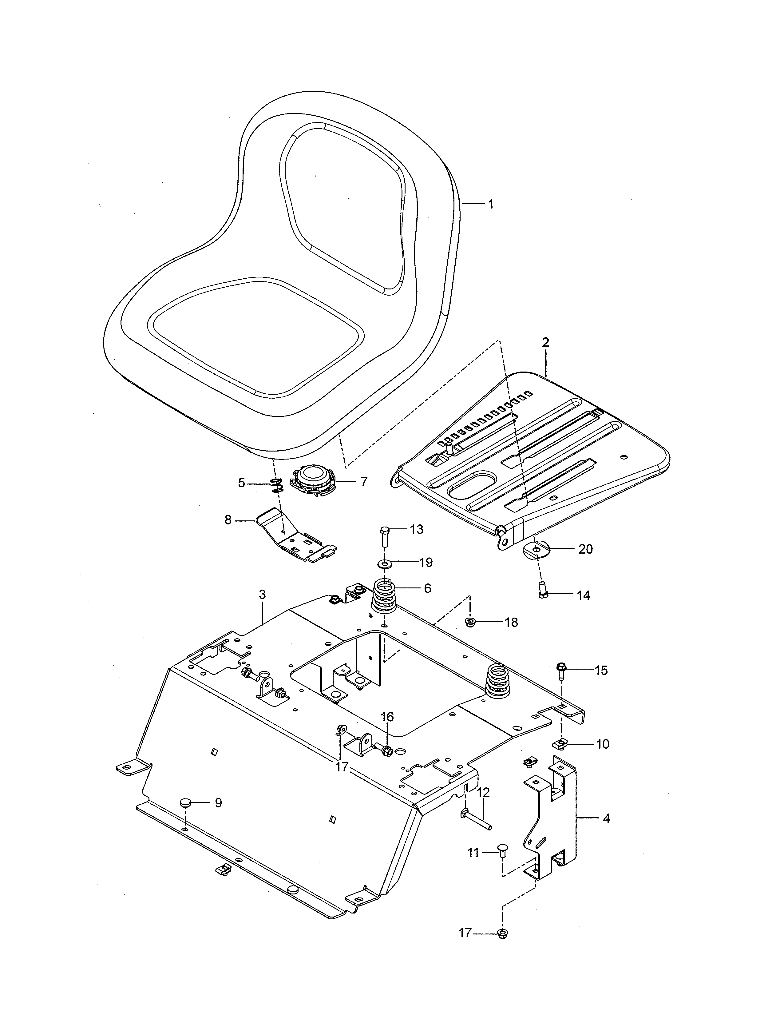 Poulan model PP46SZ-967721801-00 lawn, riding mower rear engine genuine