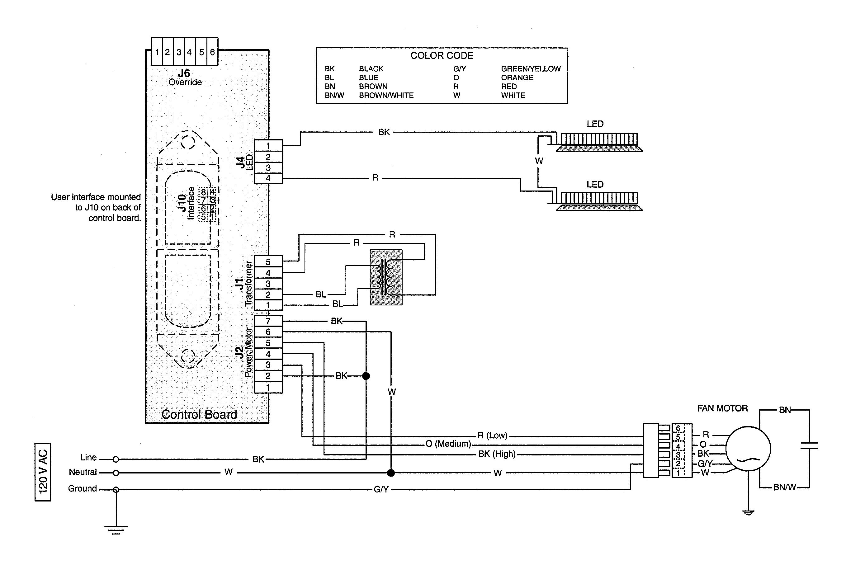 Broan model BCDF136BS range hood genuine parts