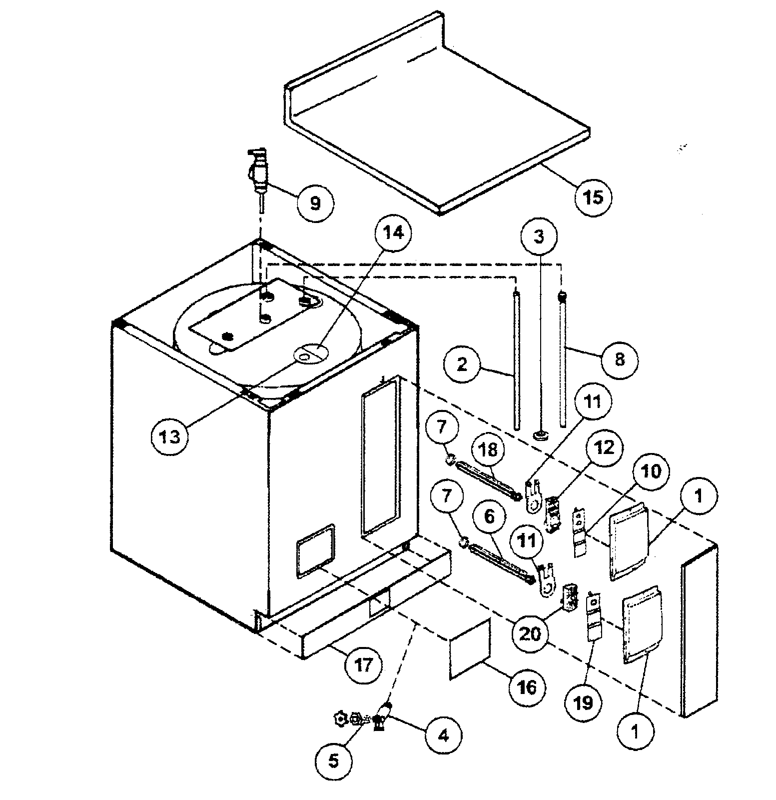 Reliance 606 Water Heater Parts Diagram