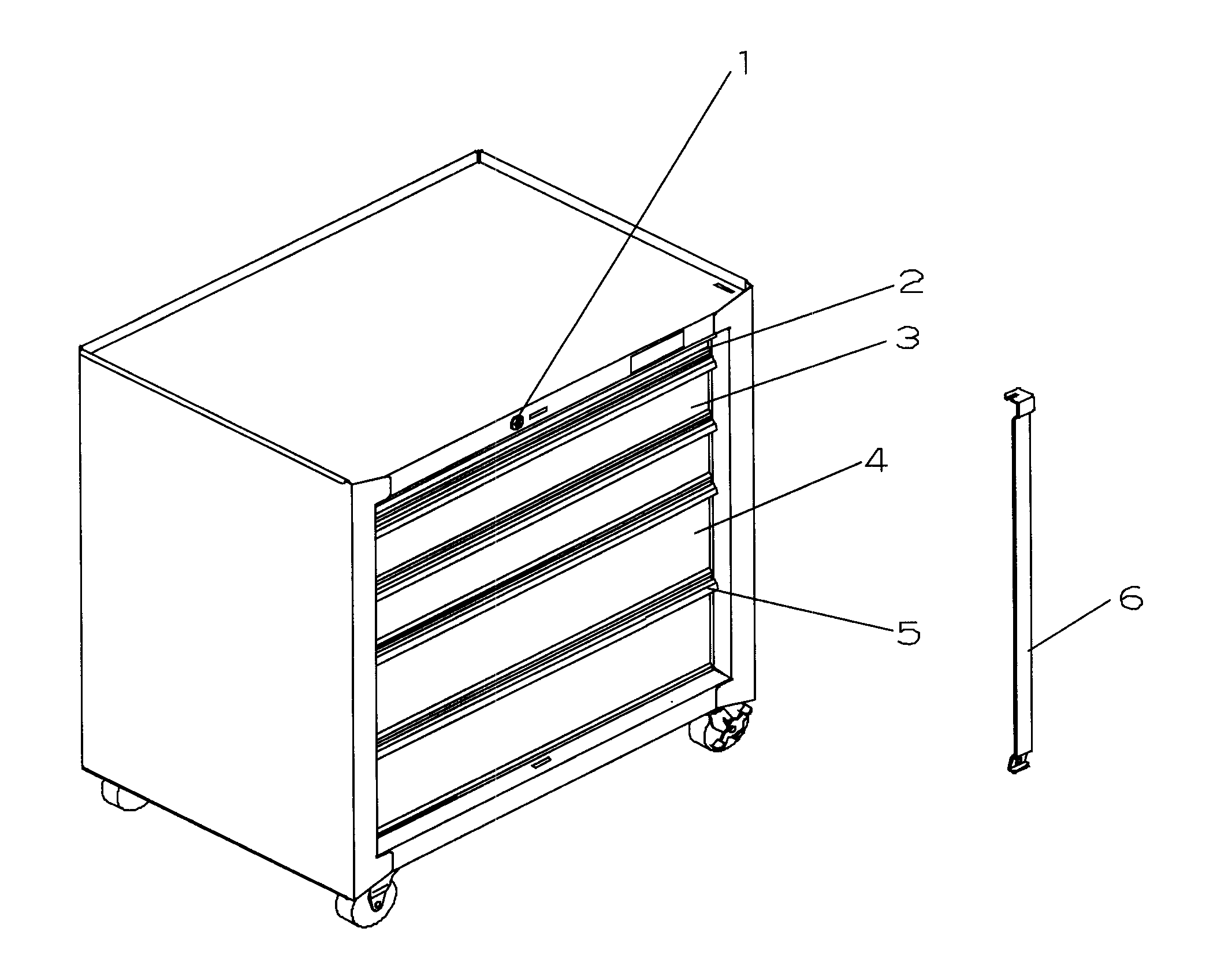 Craftsman model 706825970 tool frame mobile genuine parts