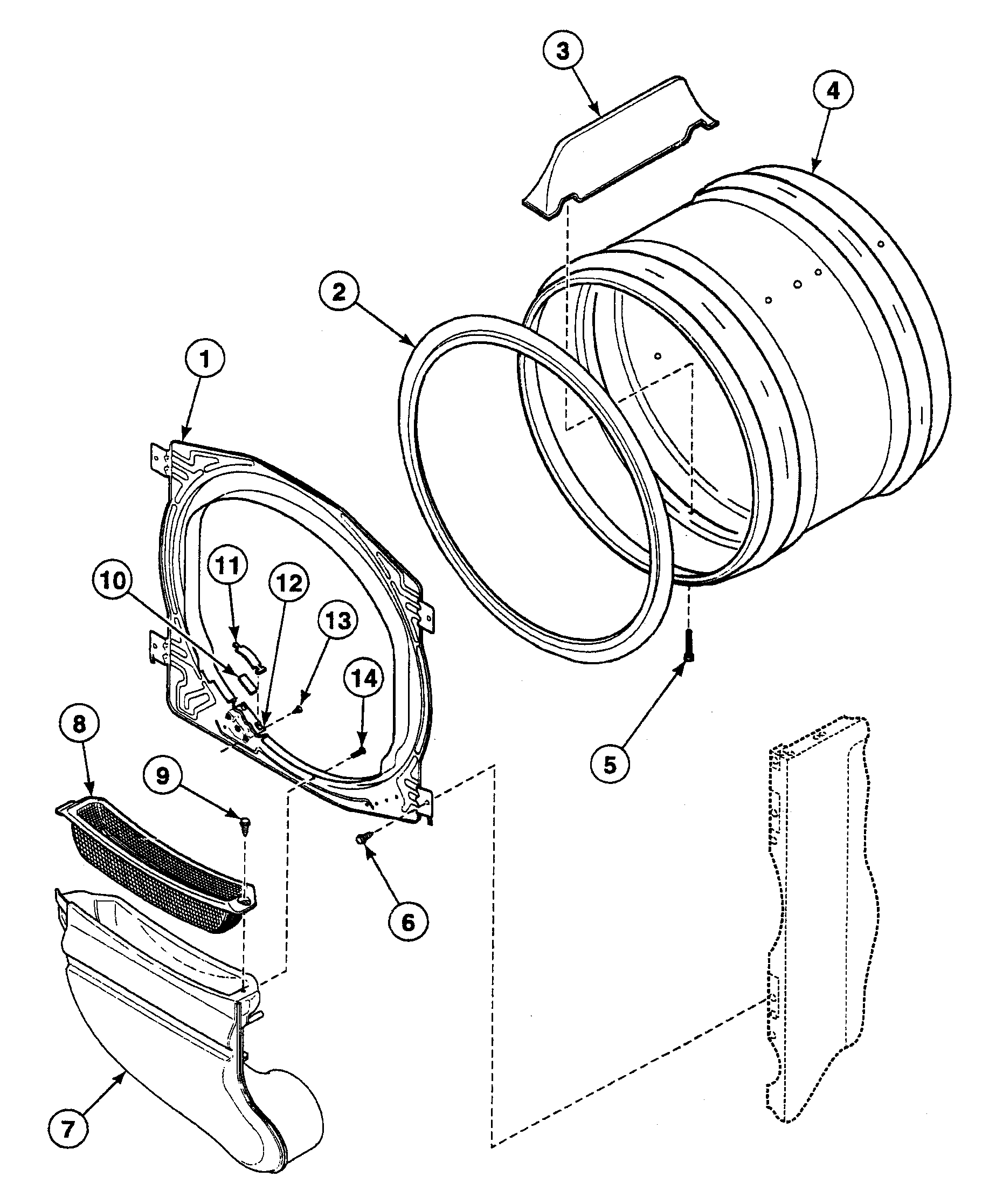 Speed Queen Commercial Dryer Parts Diagram