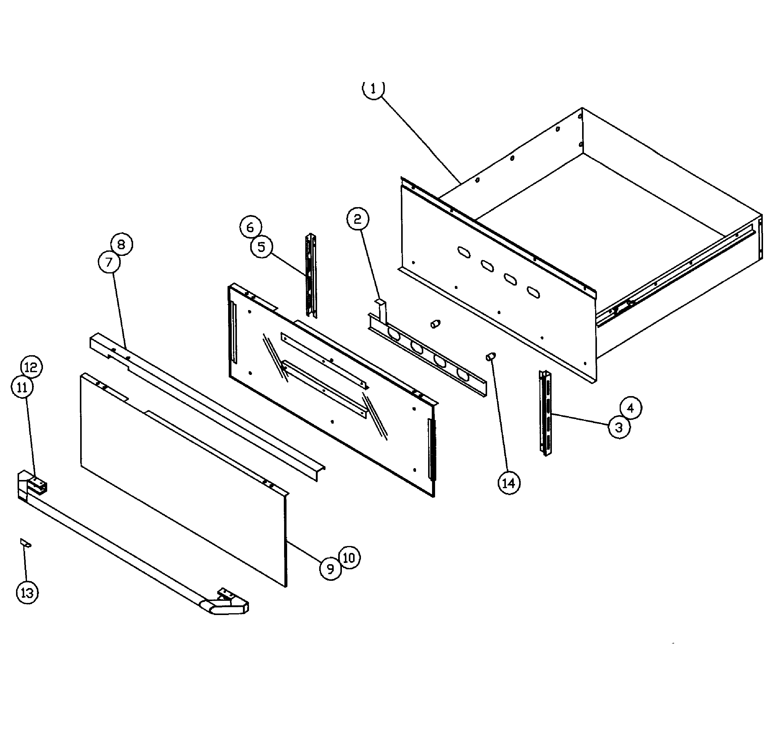 Dacor model EWO27 warming drawer genuine parts