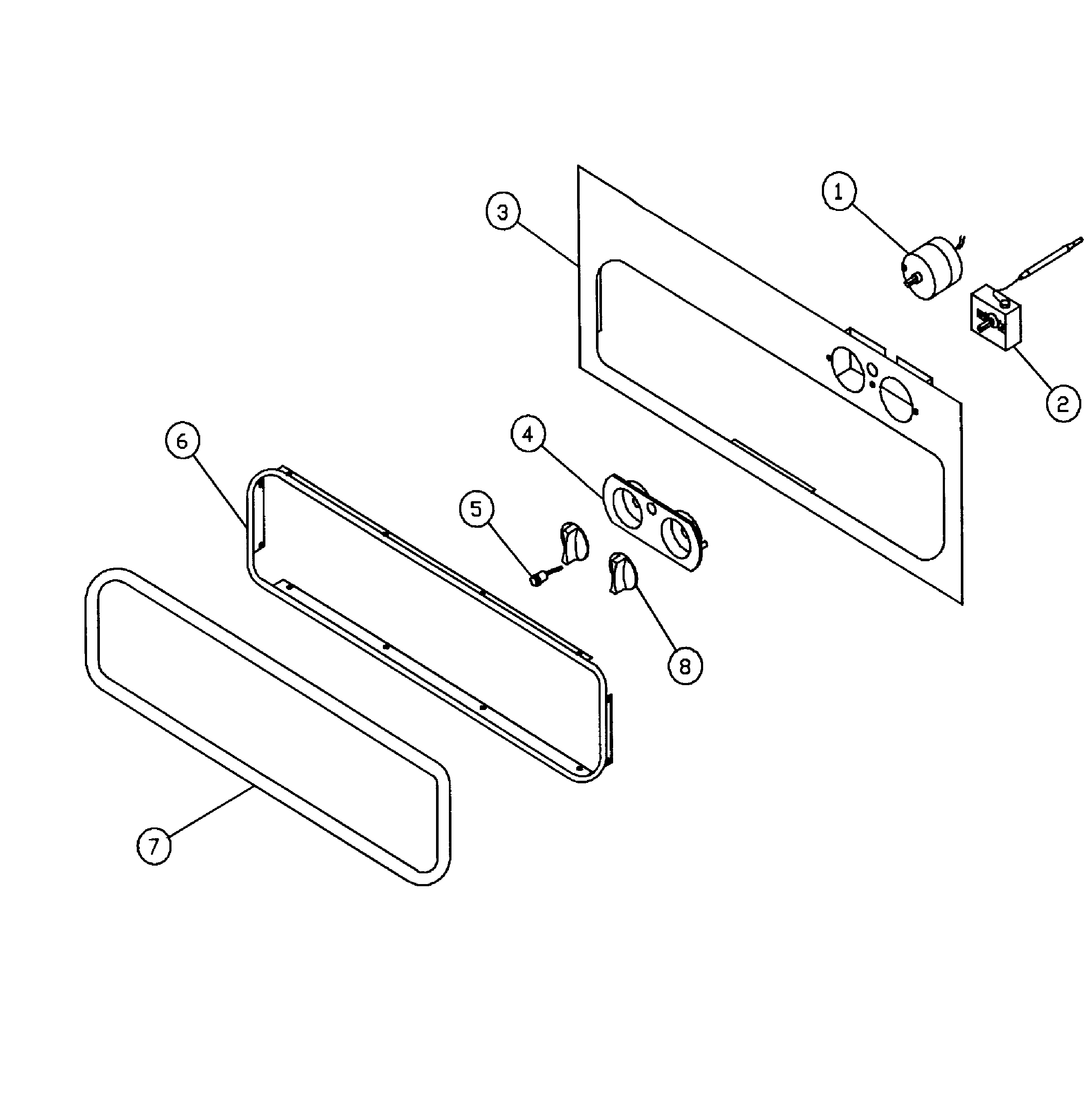 Dacor model PWO27 warming drawer genuine parts