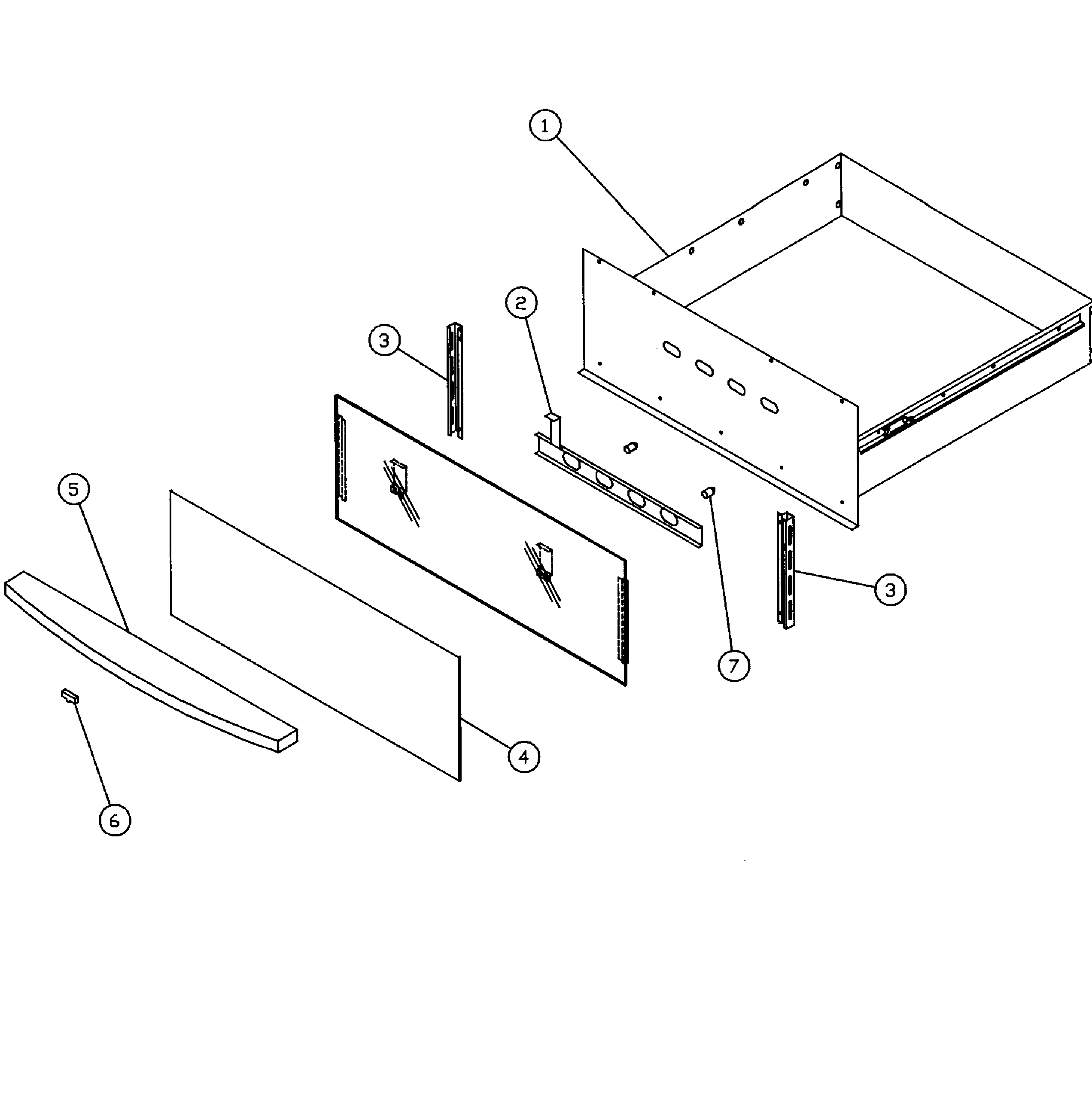 Dacor model PWO30 warming drawer genuine parts