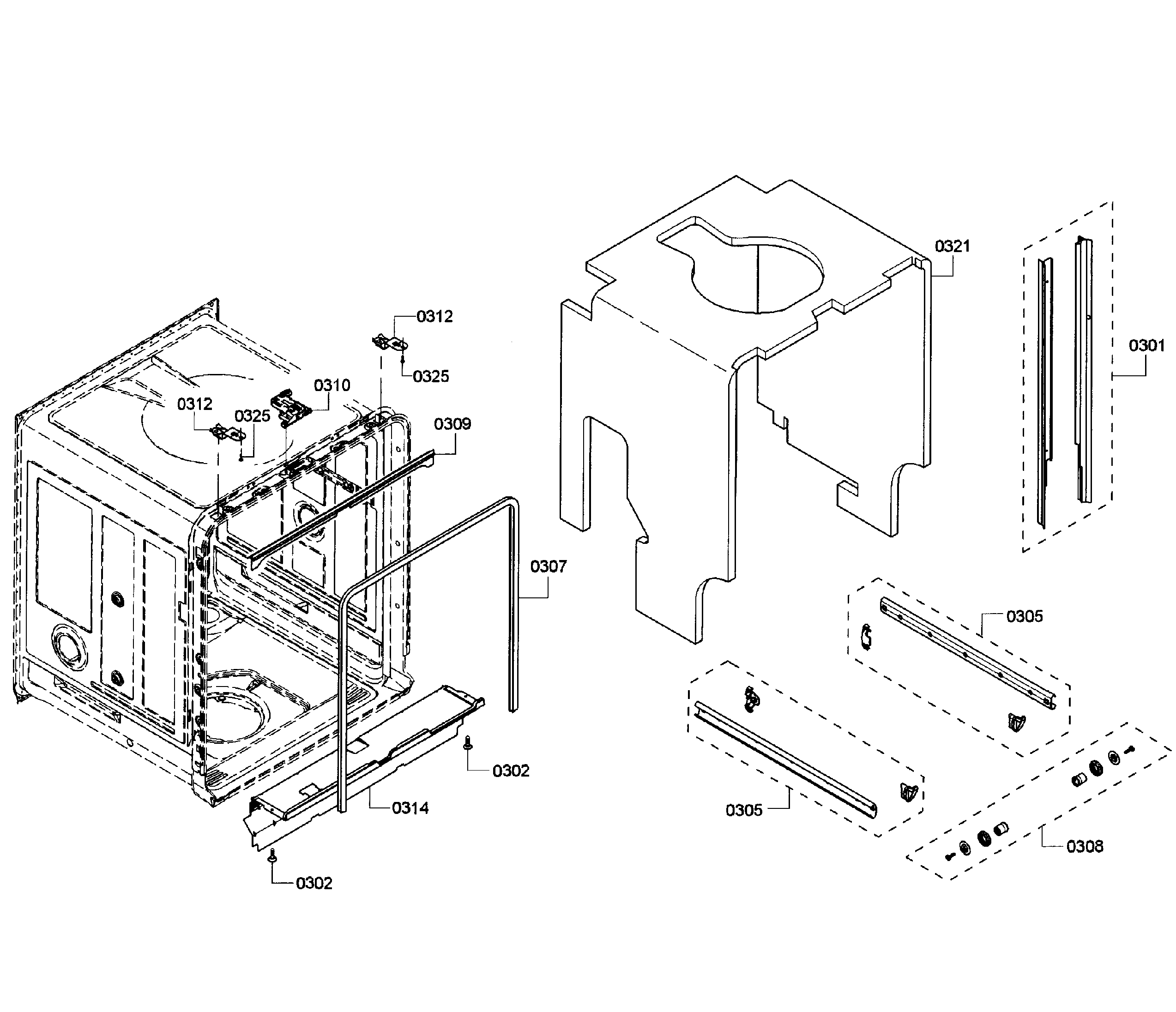 Bosch чертеж smv63m00eu/14