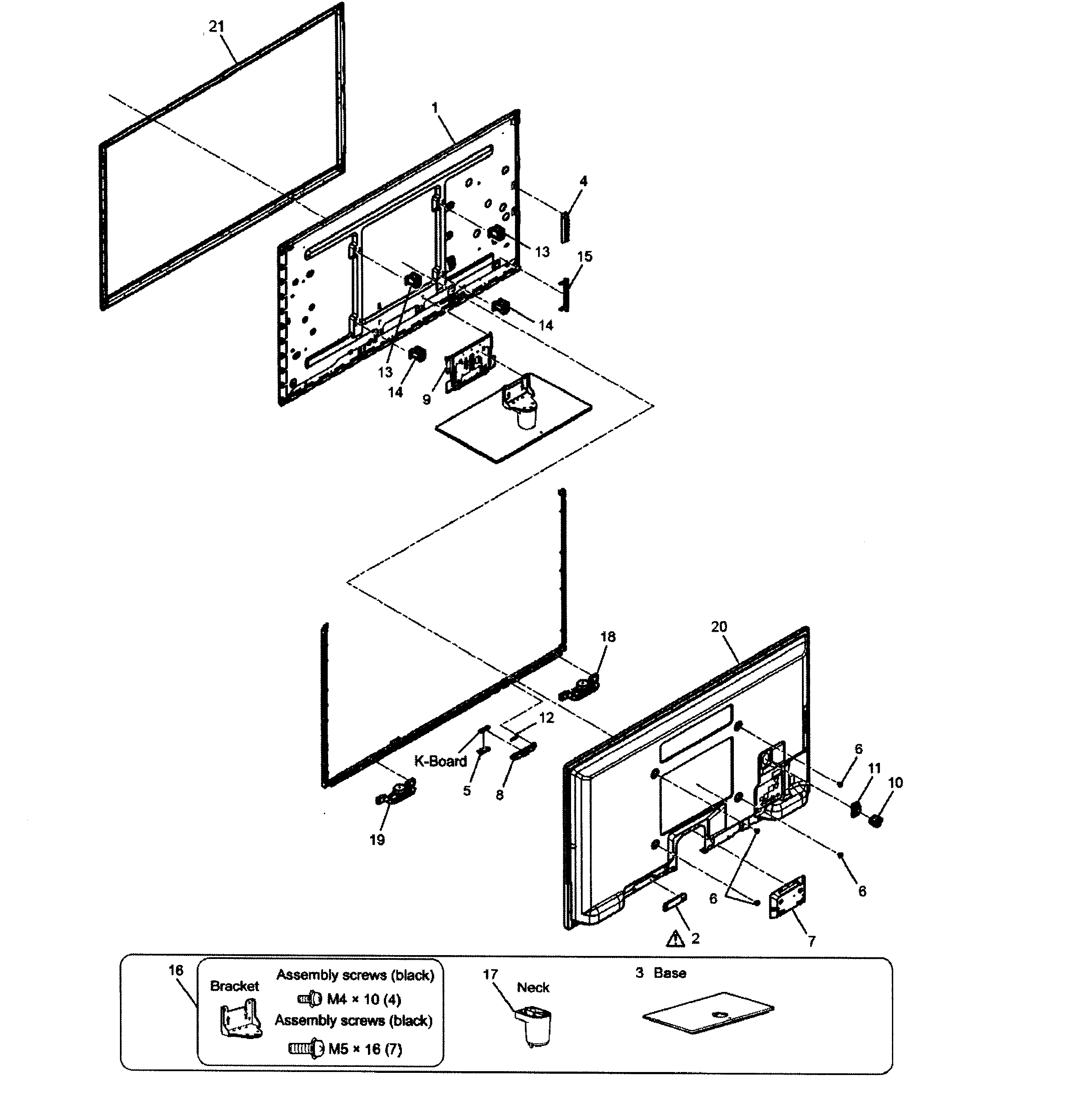 Panasonic model TC-P50S60 plasma television genuine parts