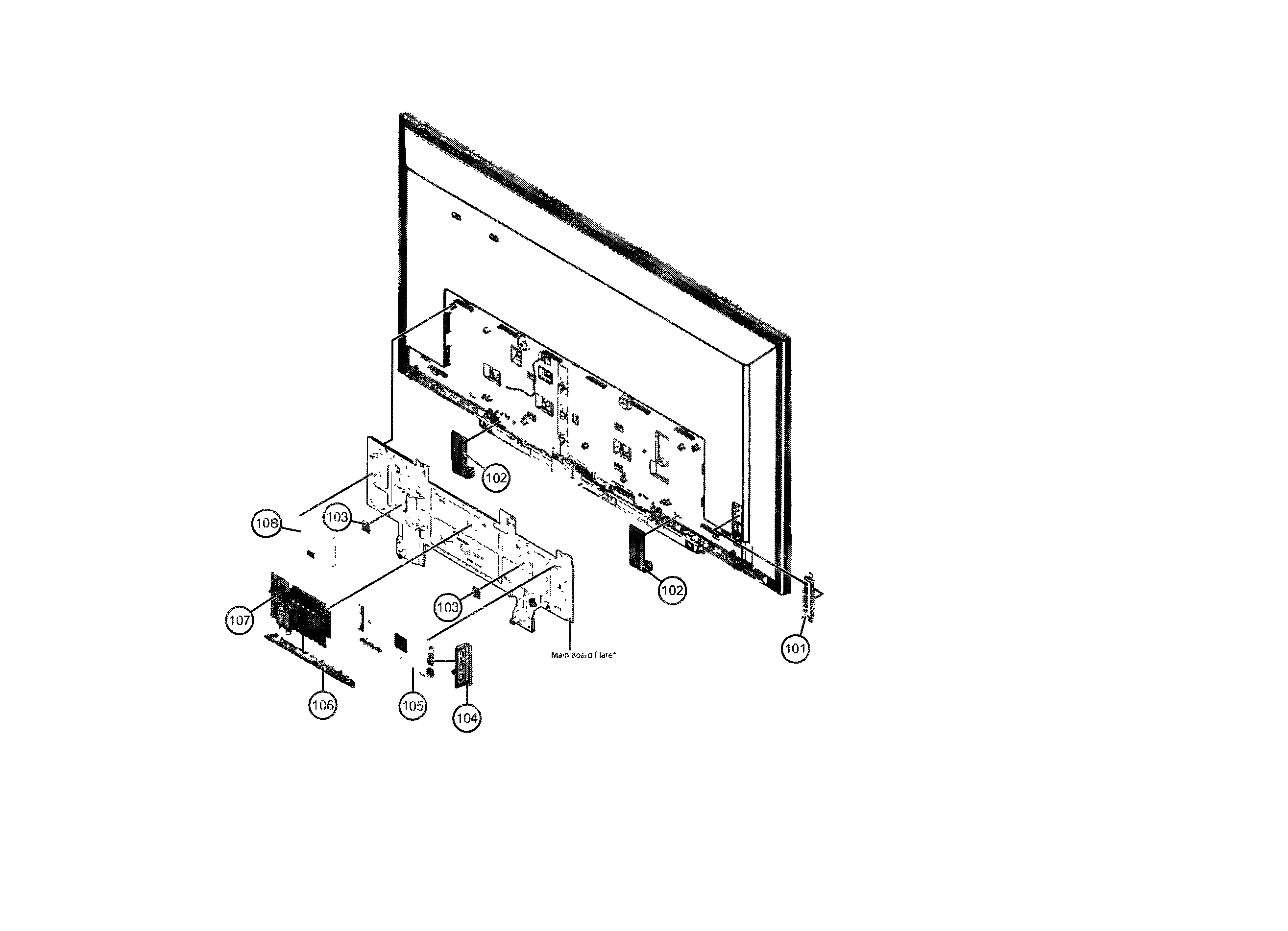 Sony kdl 40x2000 схема