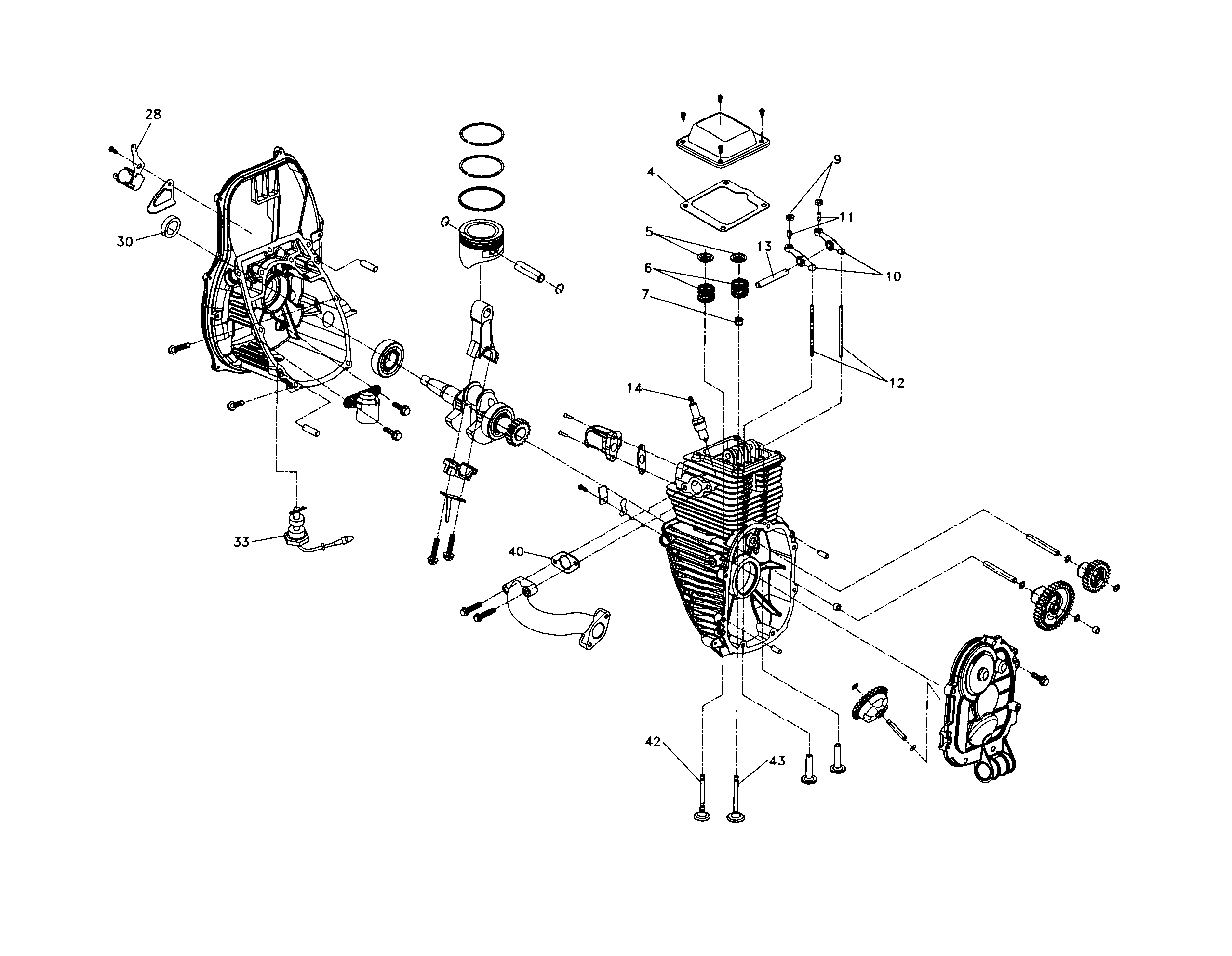 Generac model 0067190 generator genuine parts