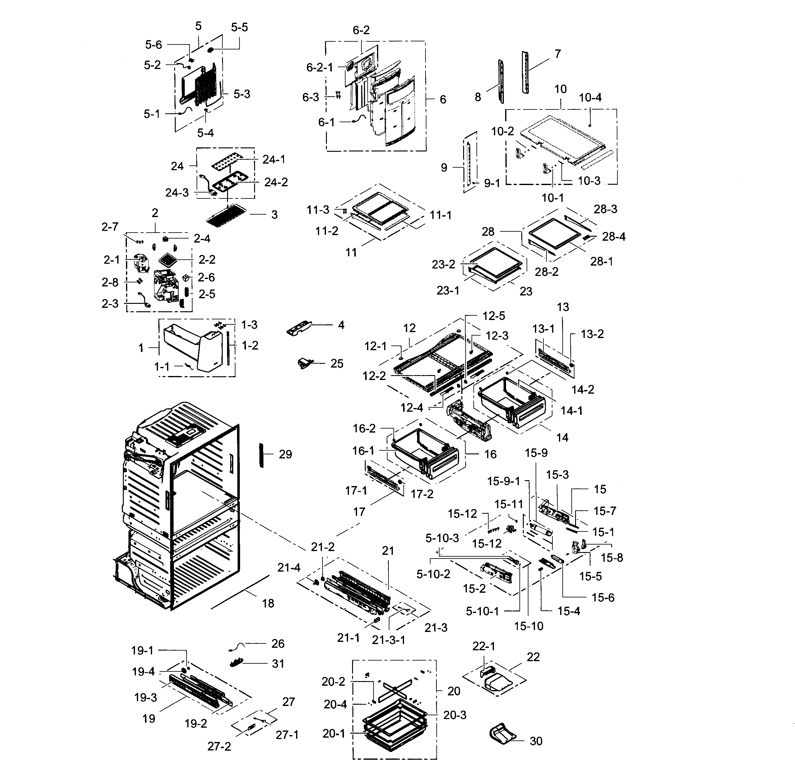 Samsung Model Rf28hmedbsr Aa