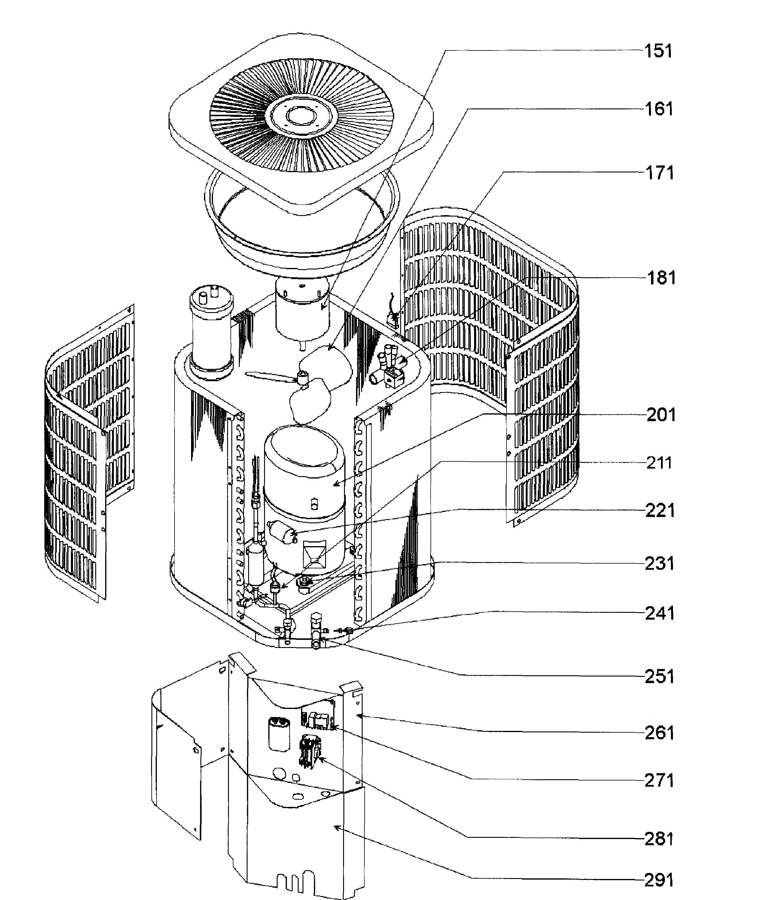 Goodman Model Cple24 Heat Pump Outside