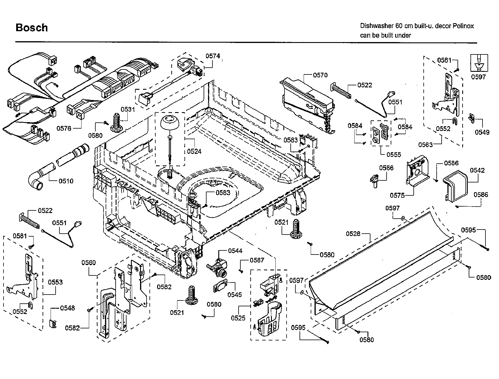 Bosch Dishwasher Parts Diagram