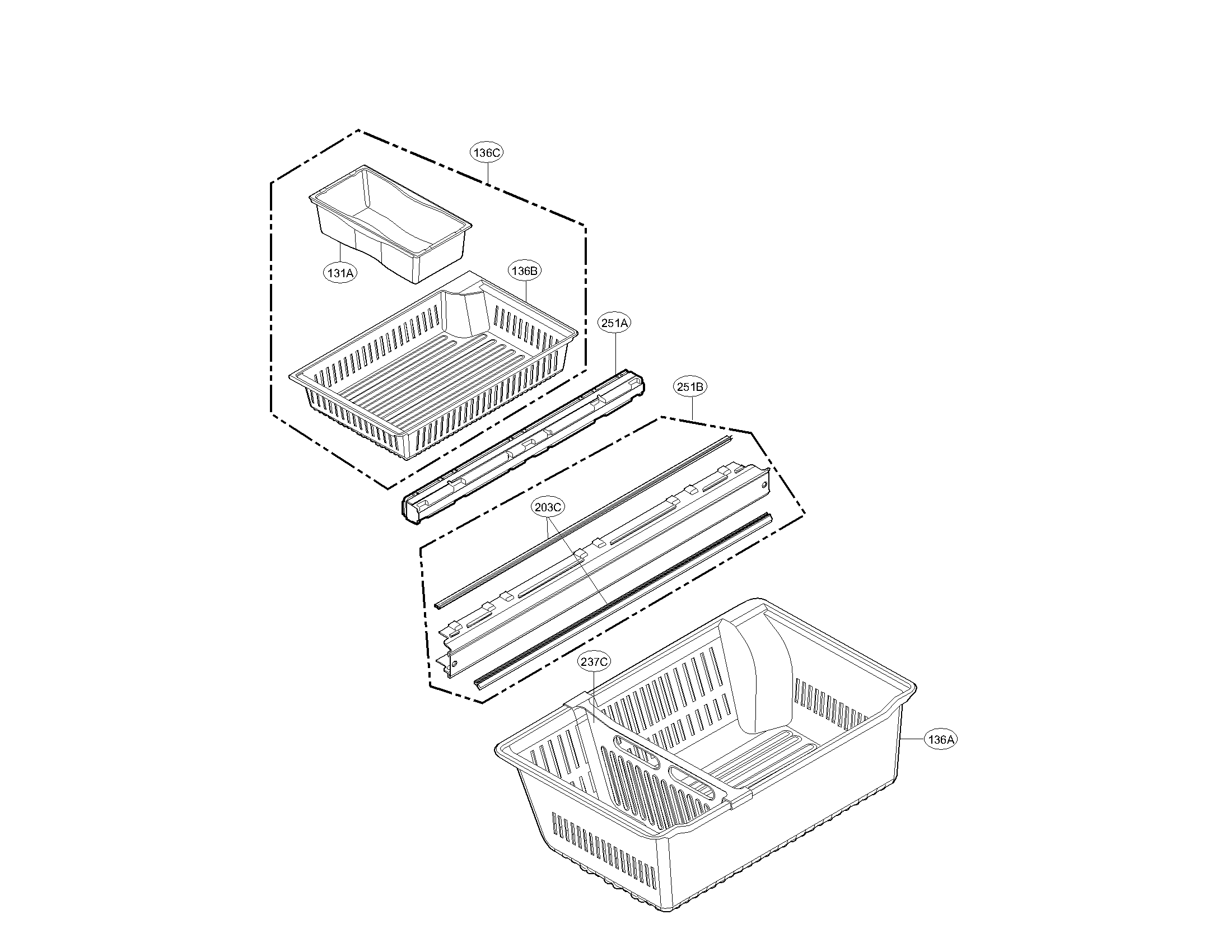 Kenmore-Elite model 79571073010 bottom-mount refrigerator genuine parts