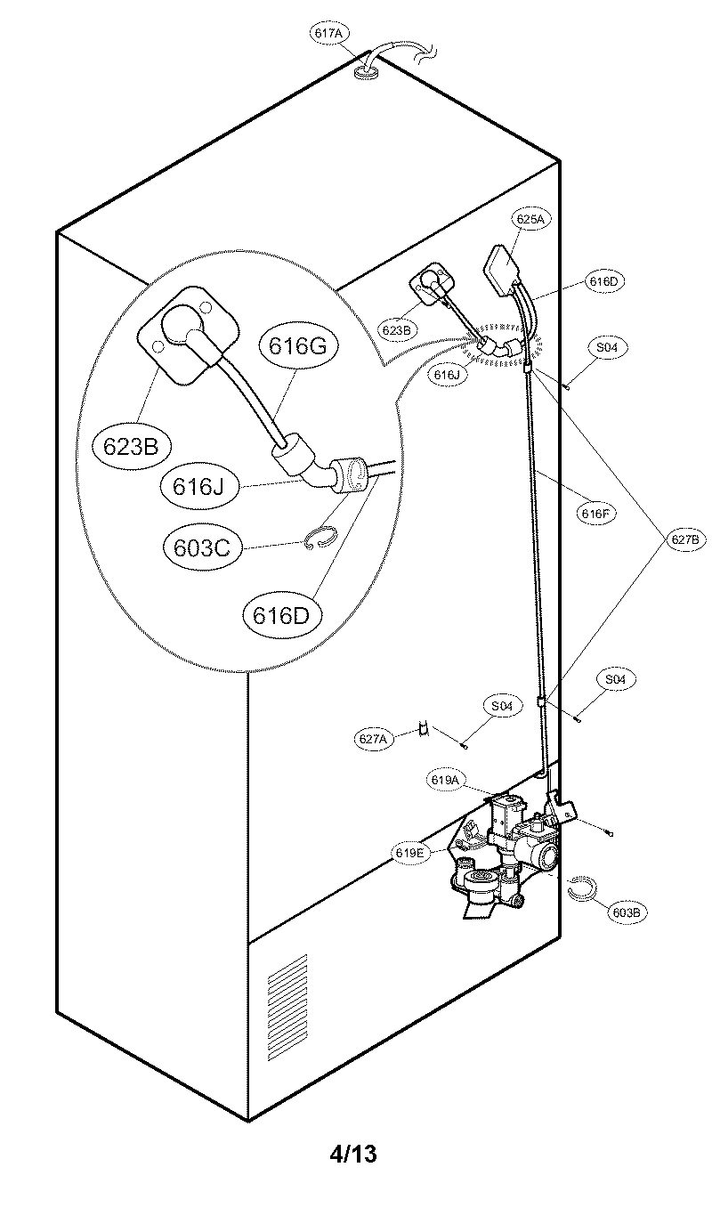 Kenmore-Elite model 79572059116 bottom-mount refrigerator genuine parts