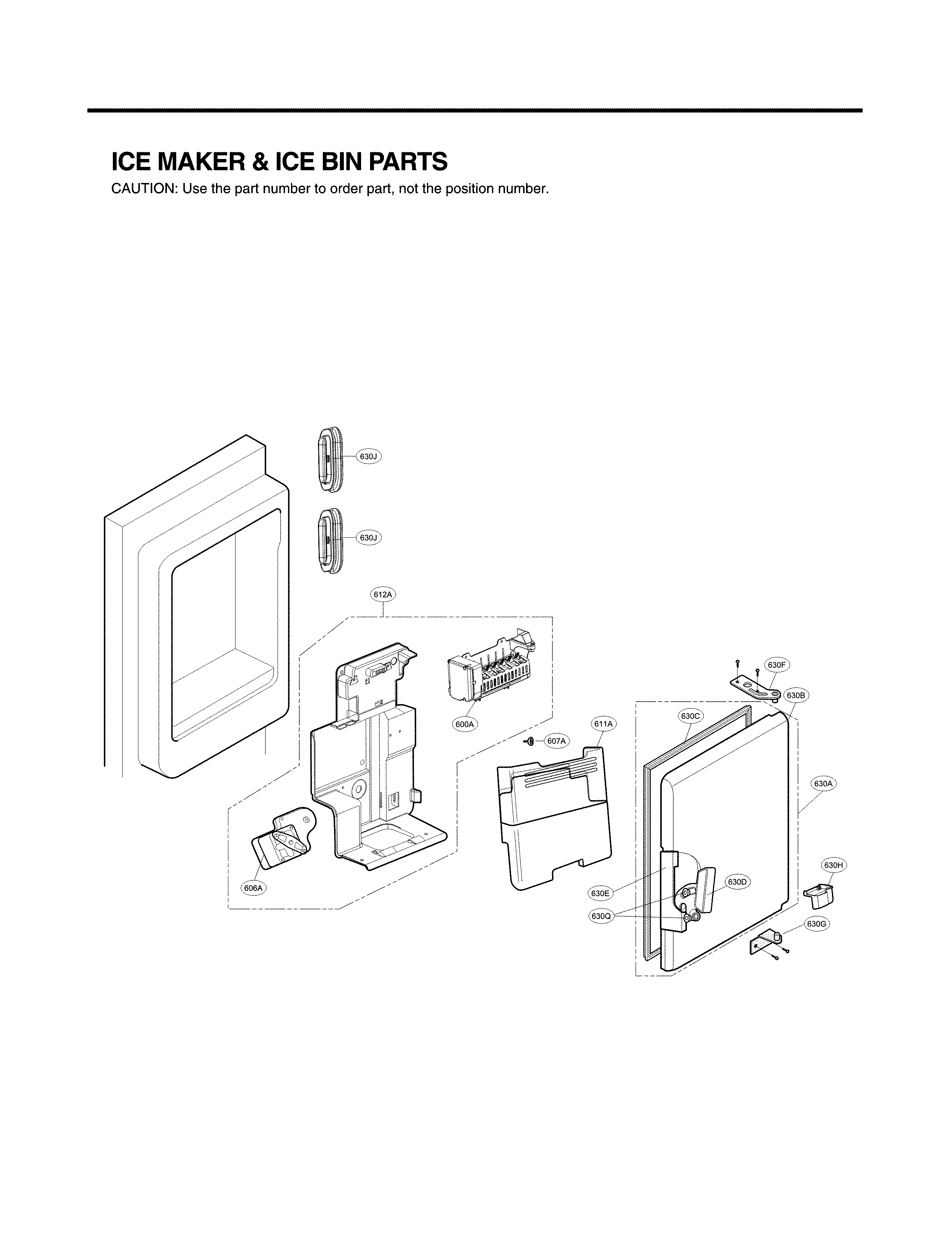 Lg model LSFD2491ST/00 bottom-mount refrigerator genuine parts