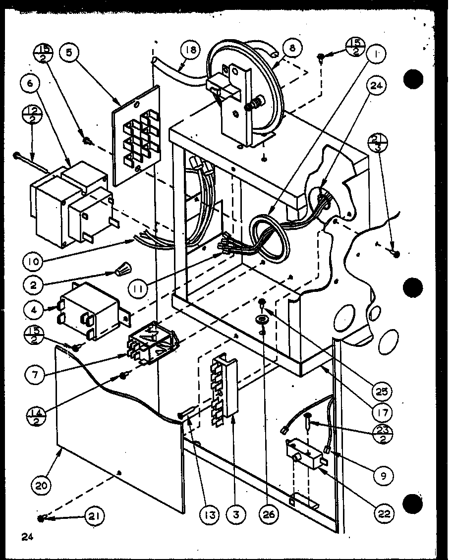 Amana model GHI90A30/P6983122F furnace/heater, gas genuine parts