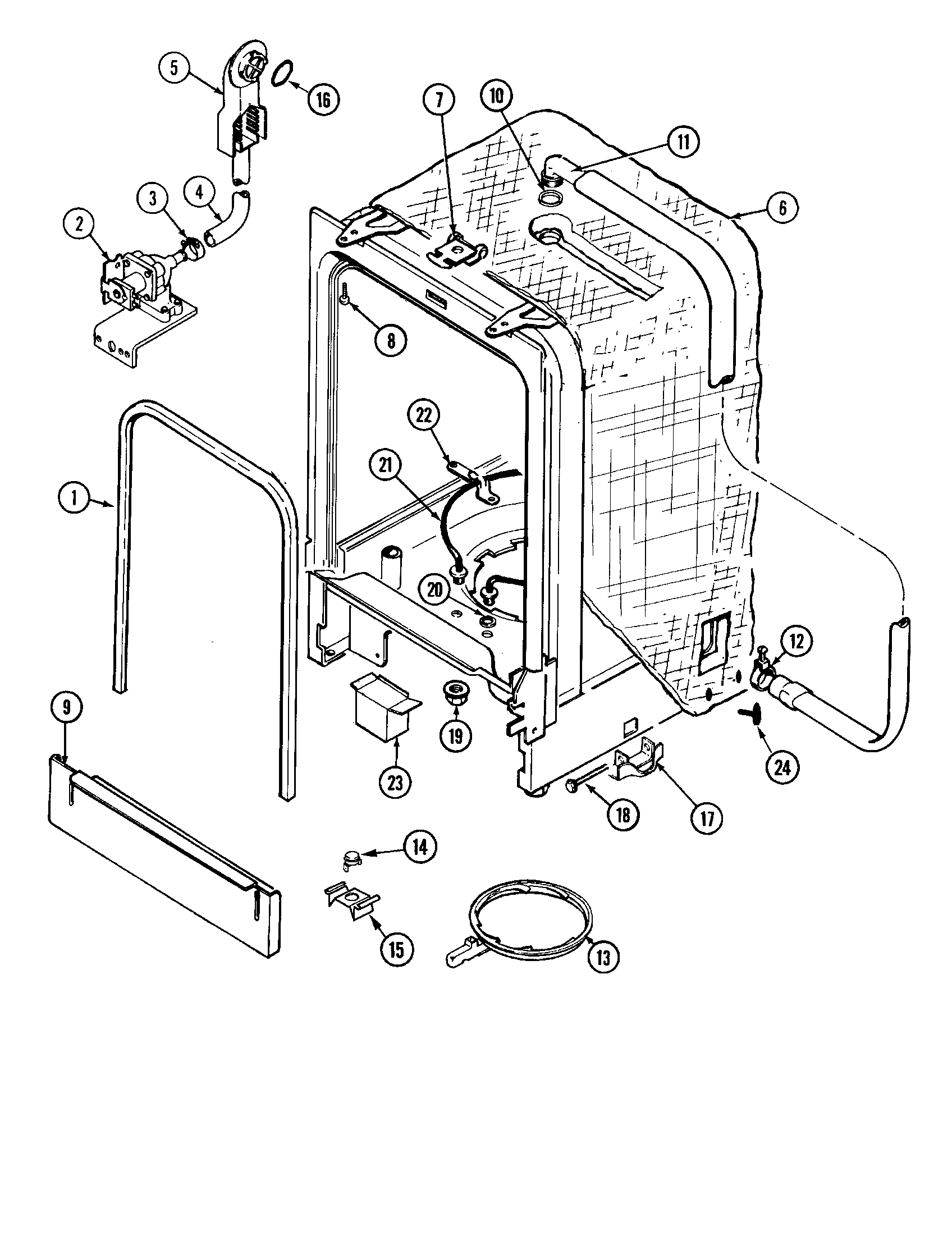 Maytag Model Dwc7602aae Dishwasher Genuine Parts
