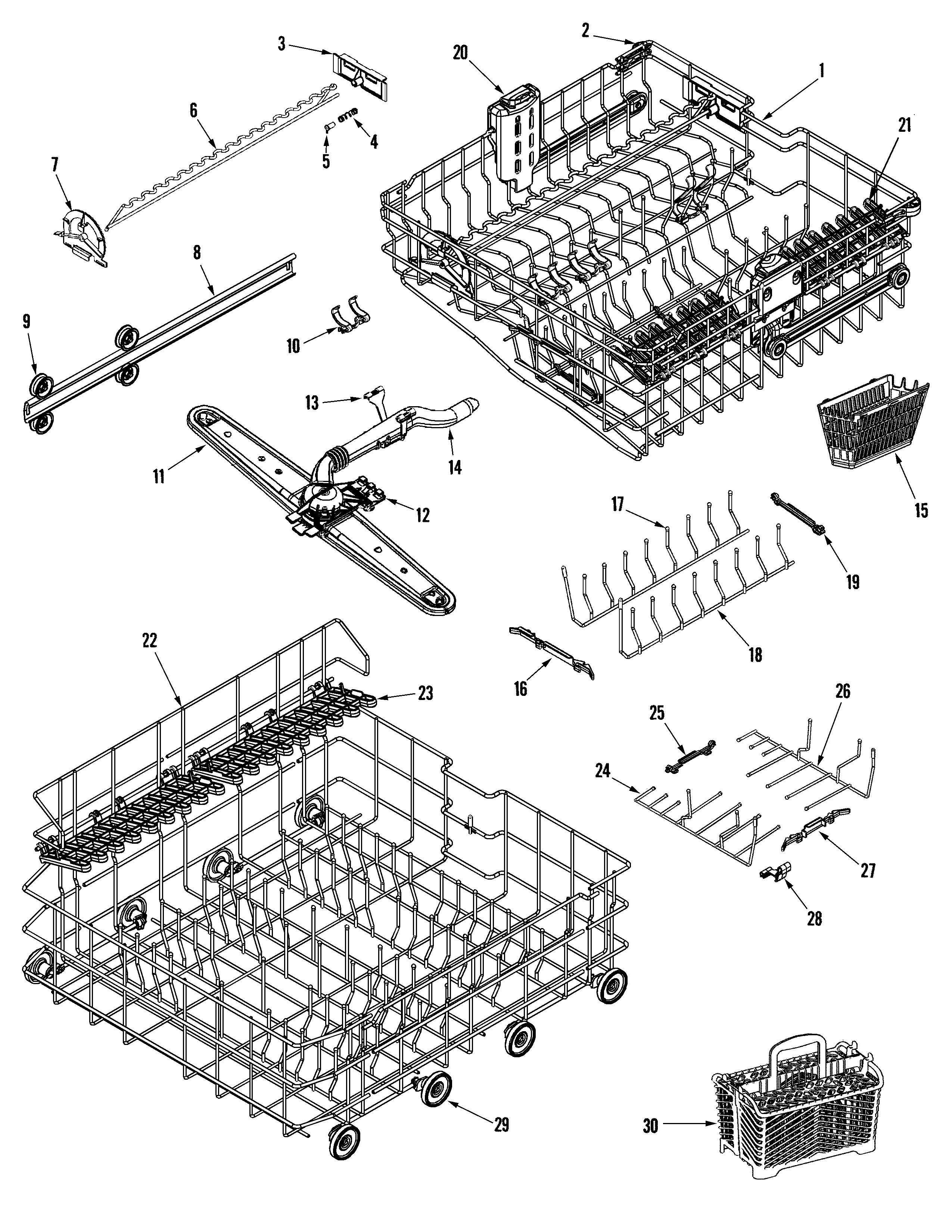 Maytag Model Mdb7600awb Dishwasher Genuine Parts
