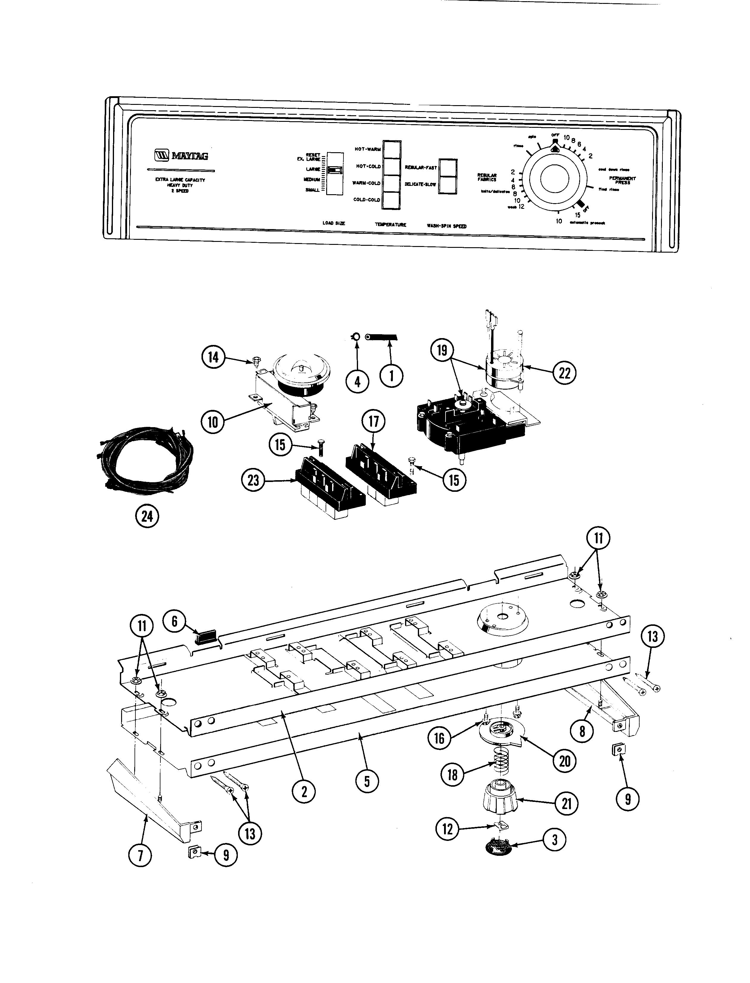 Maytag Model La6910 Residential Washers Genuine Parts