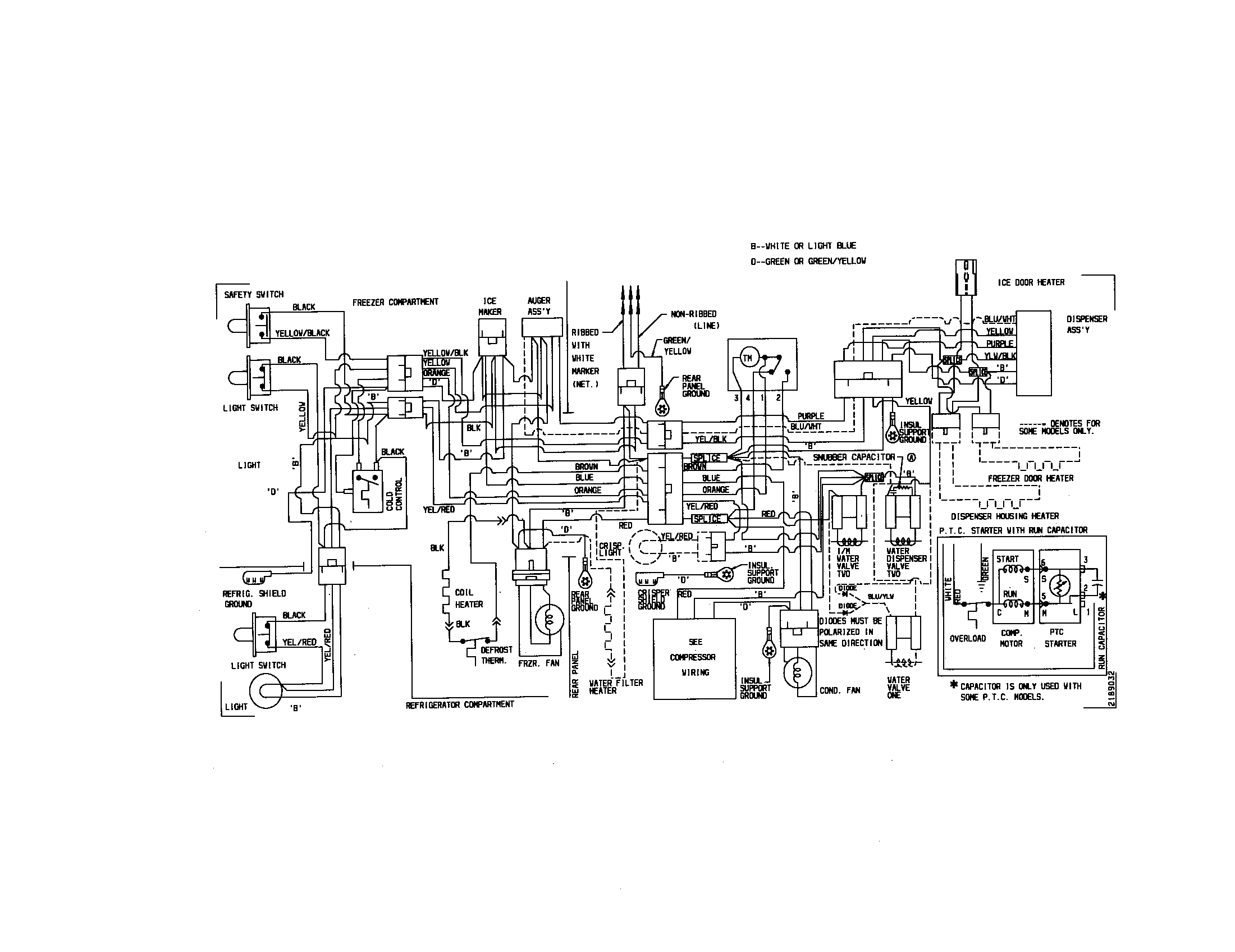 Kenmore model 25350683000 side-by-side refrigerator genuine parts
