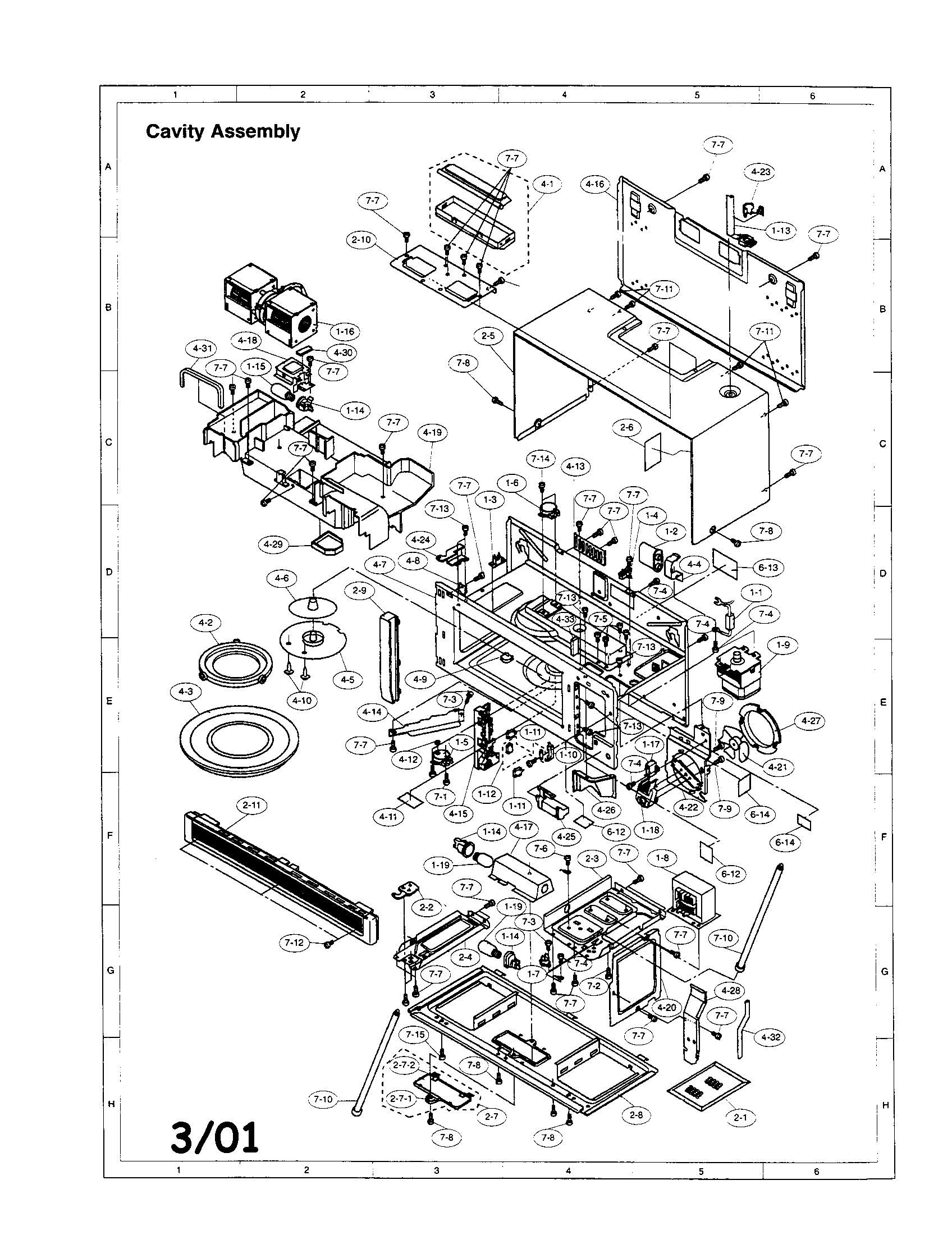 Sharp model R-1460 microwave/hood combo genuine parts kenmore microwave wiring diagrams 