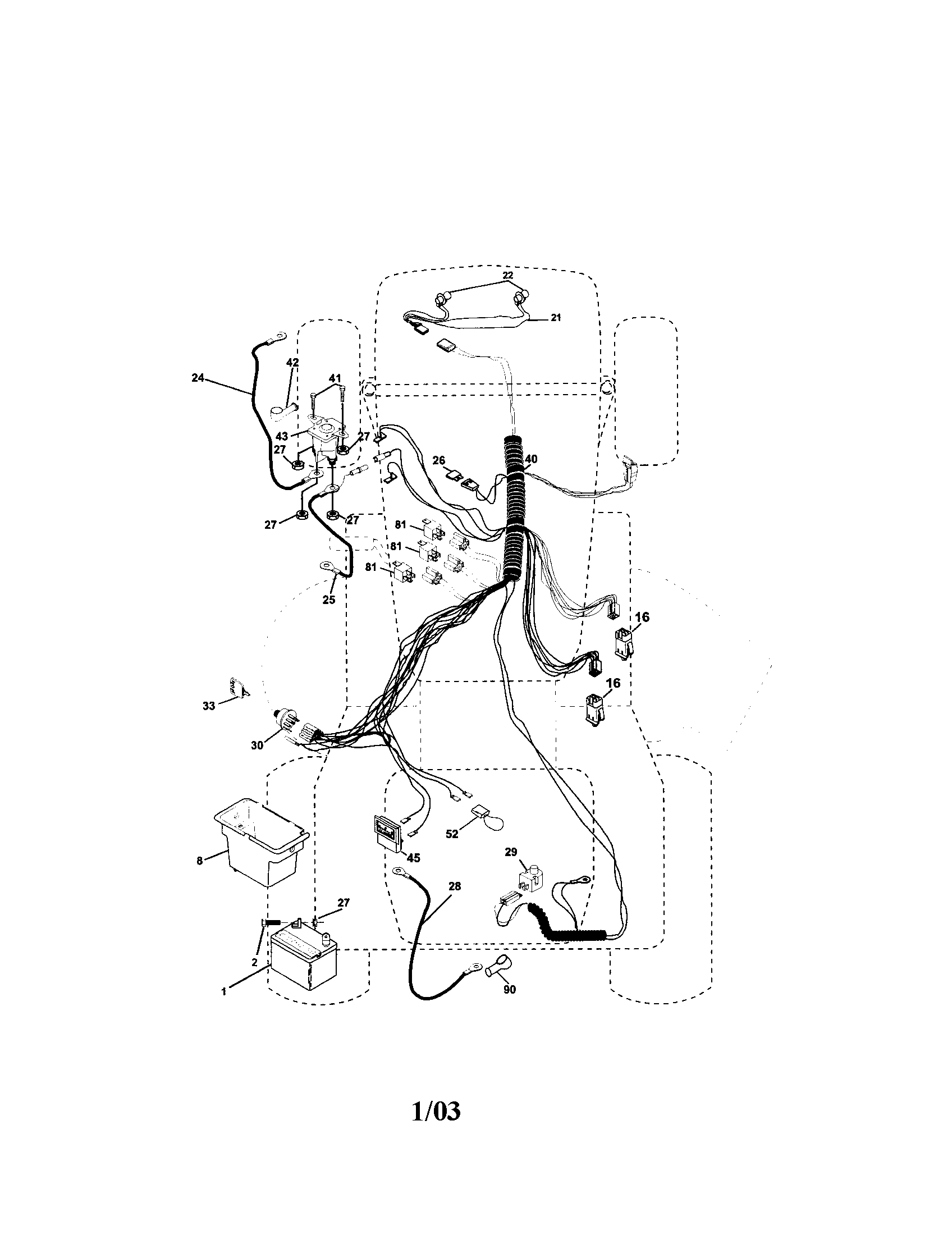 Craftsman model 917273130 lawn, tractor genuine parts