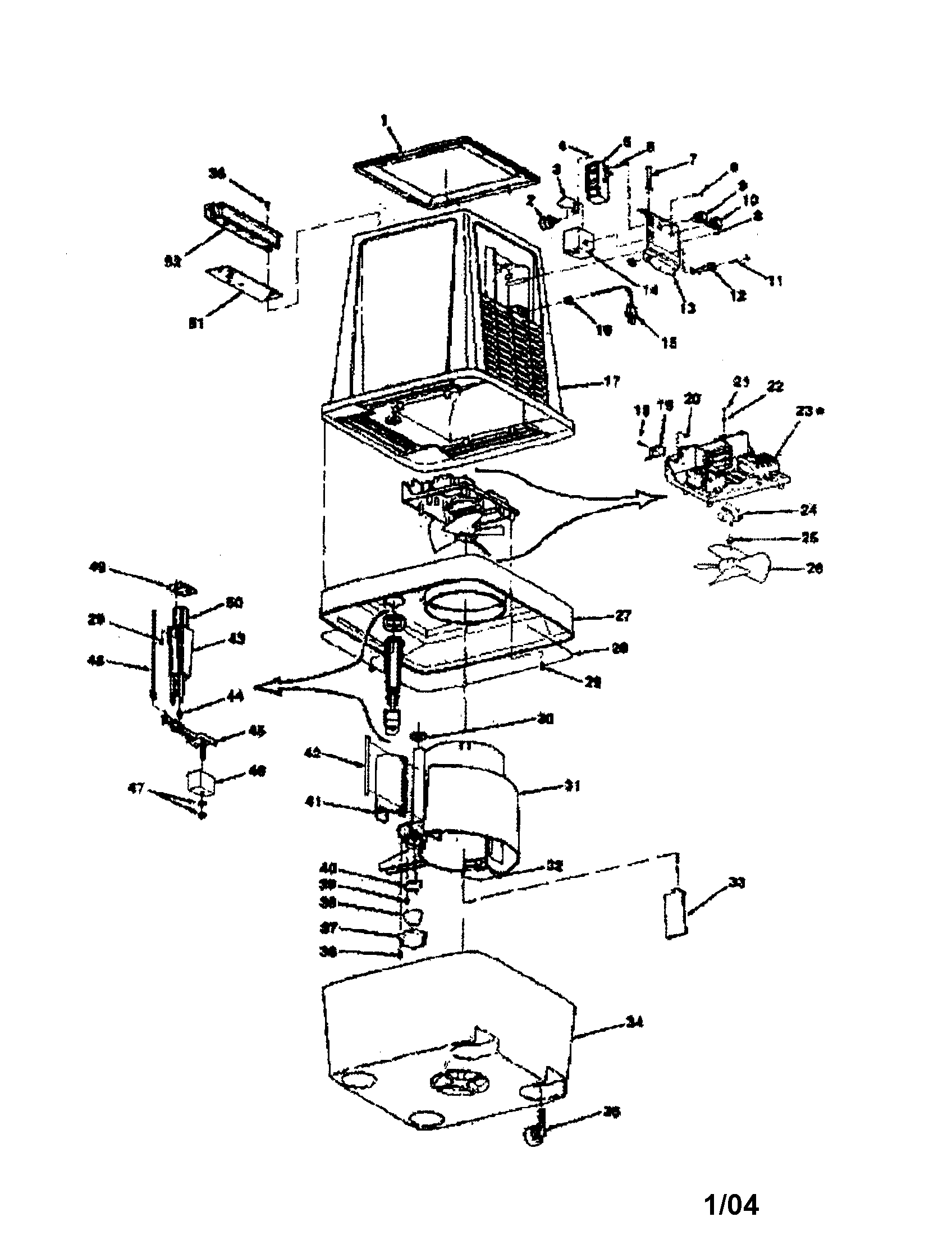 Emerson model 74800 humidifier genuine parts