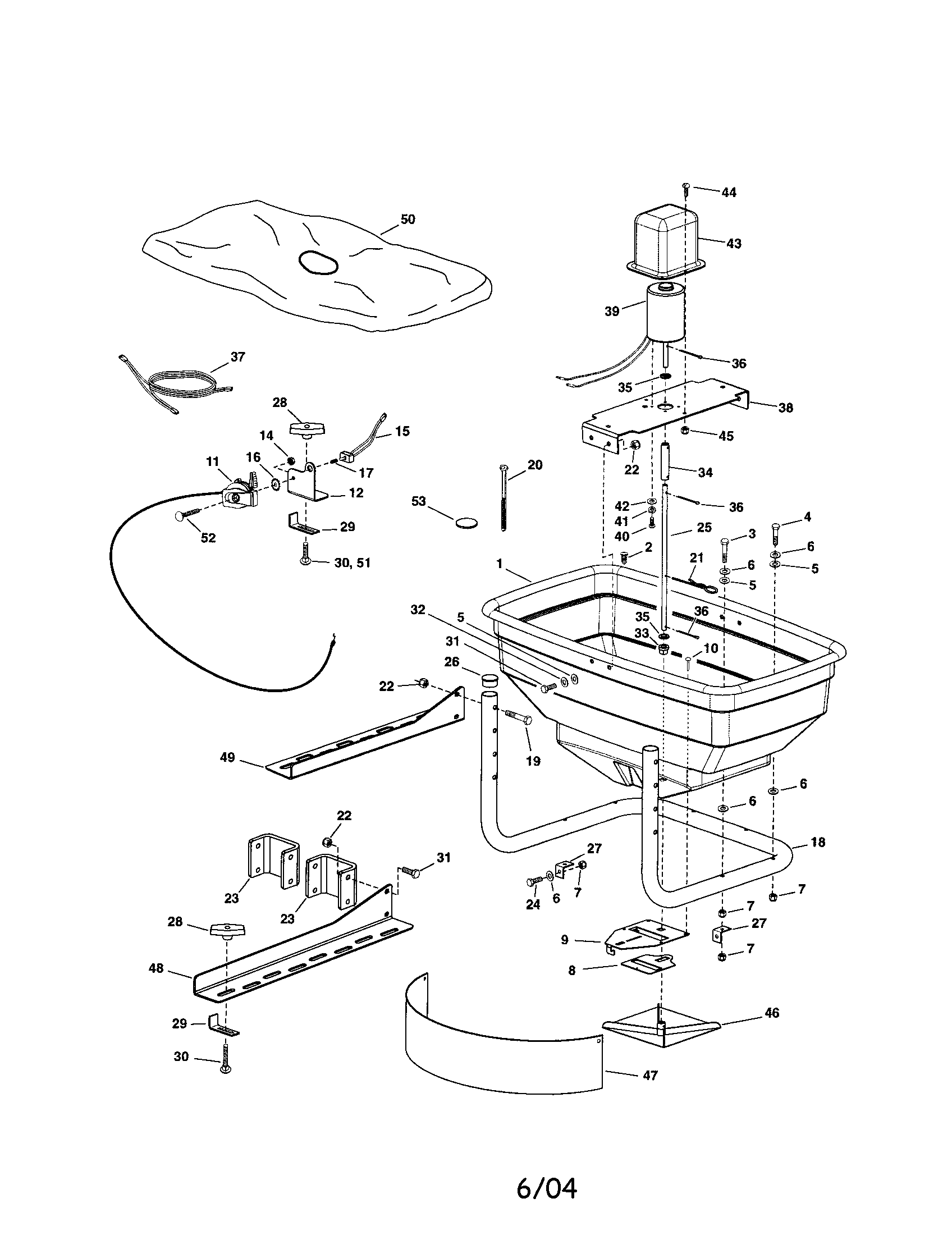 Agri-Fab model 45-0324 spreader genuine parts