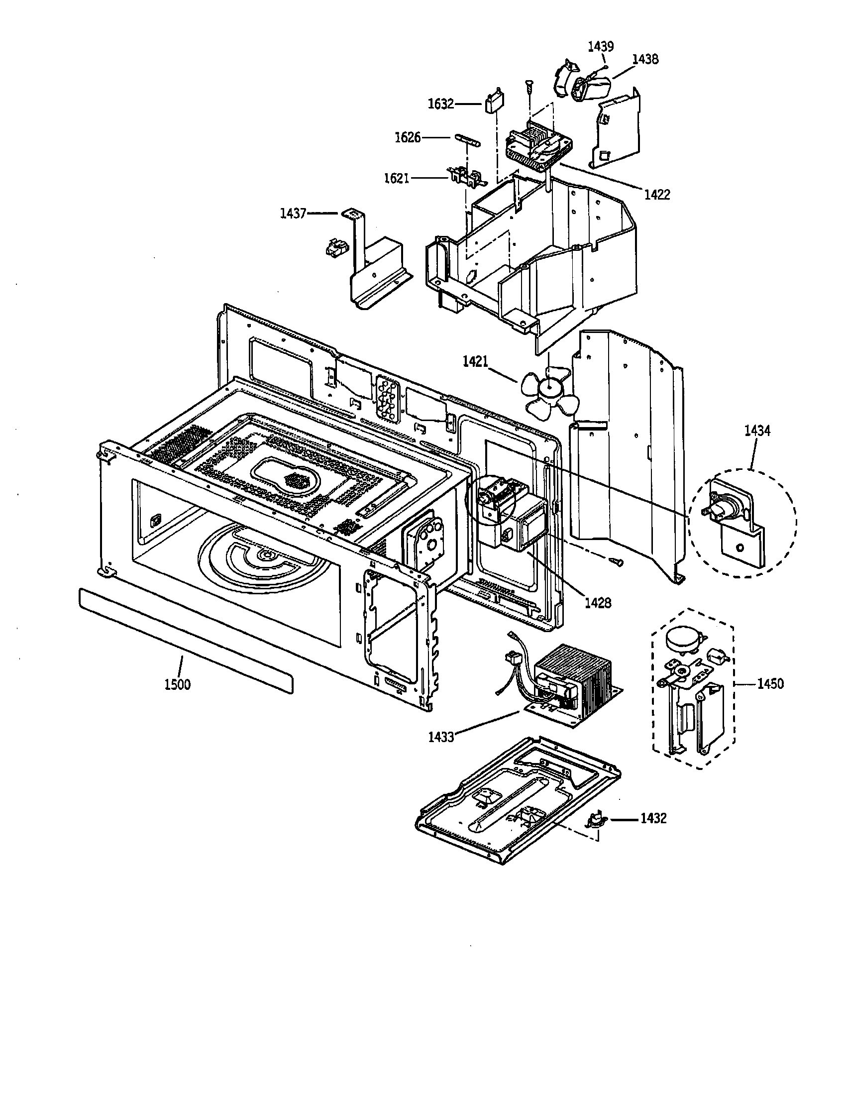 Kenmore-Elite model 36363679201 microwave/hood combo genuine parts