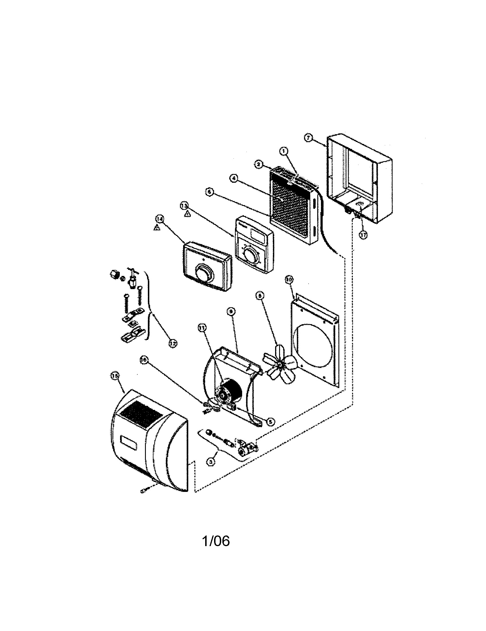 Honeywell Model He360 Humidifier Genuine Parts