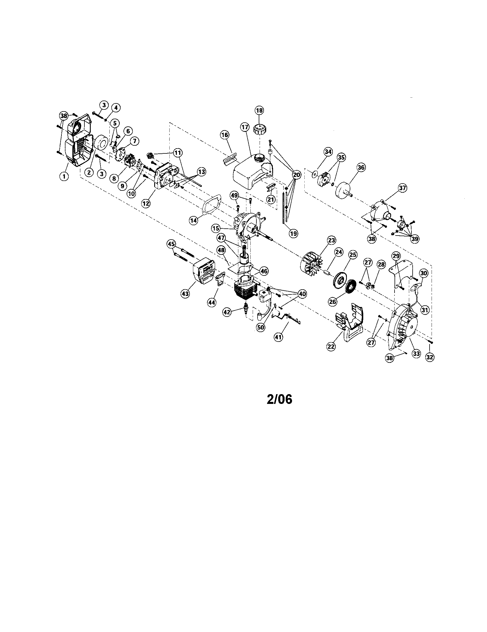Bolens model BL410 cultivator genuine parts