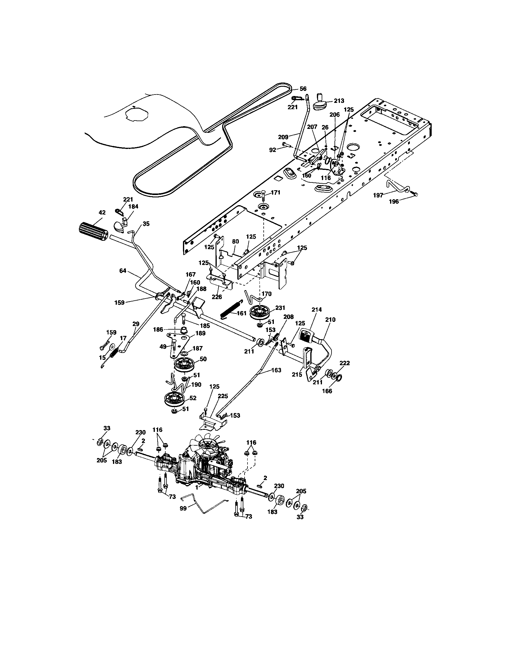 Craftsman model 917276906 lawn, tractor genuine parts