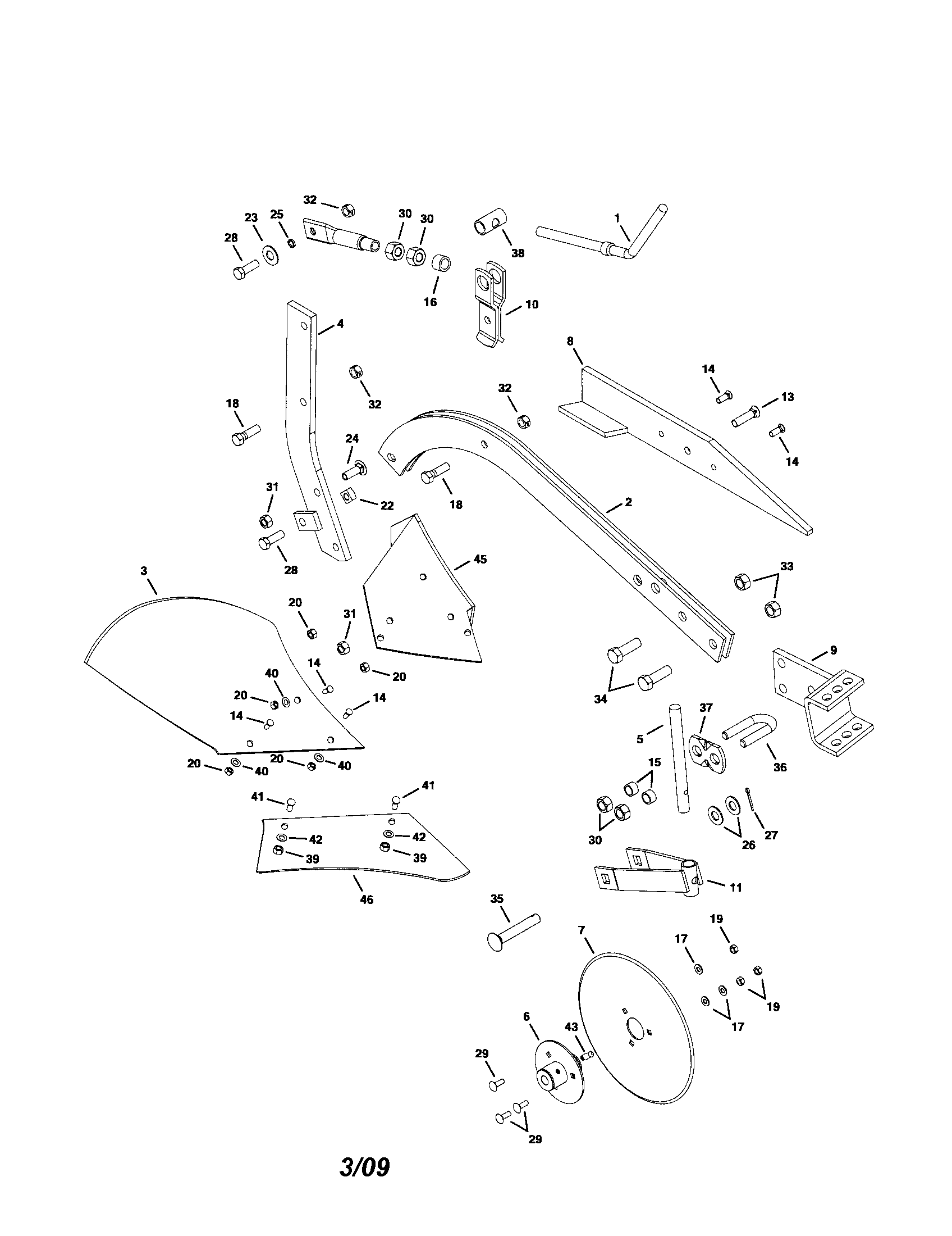 Moldboard Plow Parts Diagram