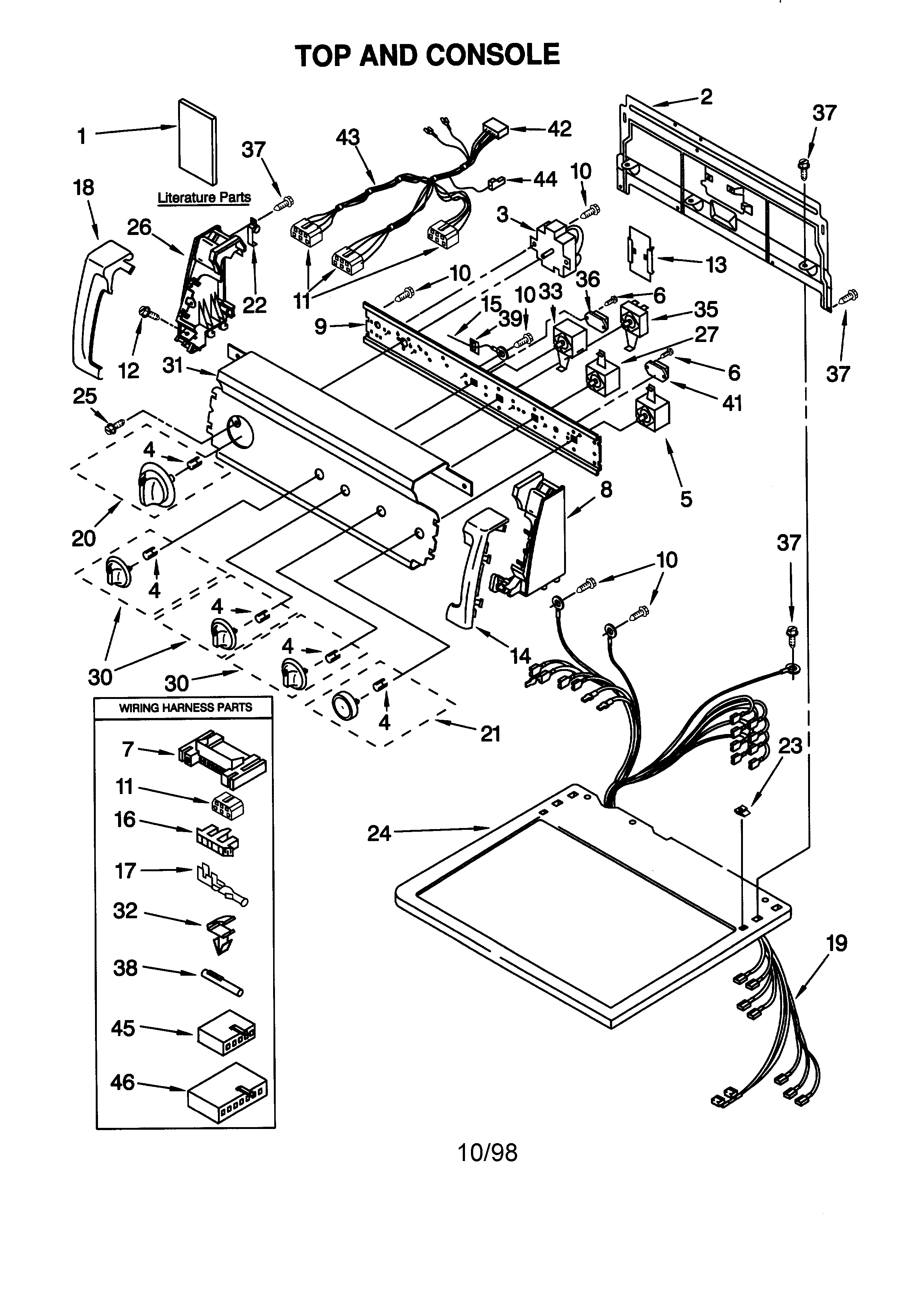 Kenmore model 11068932792 residential dryer genuine parts