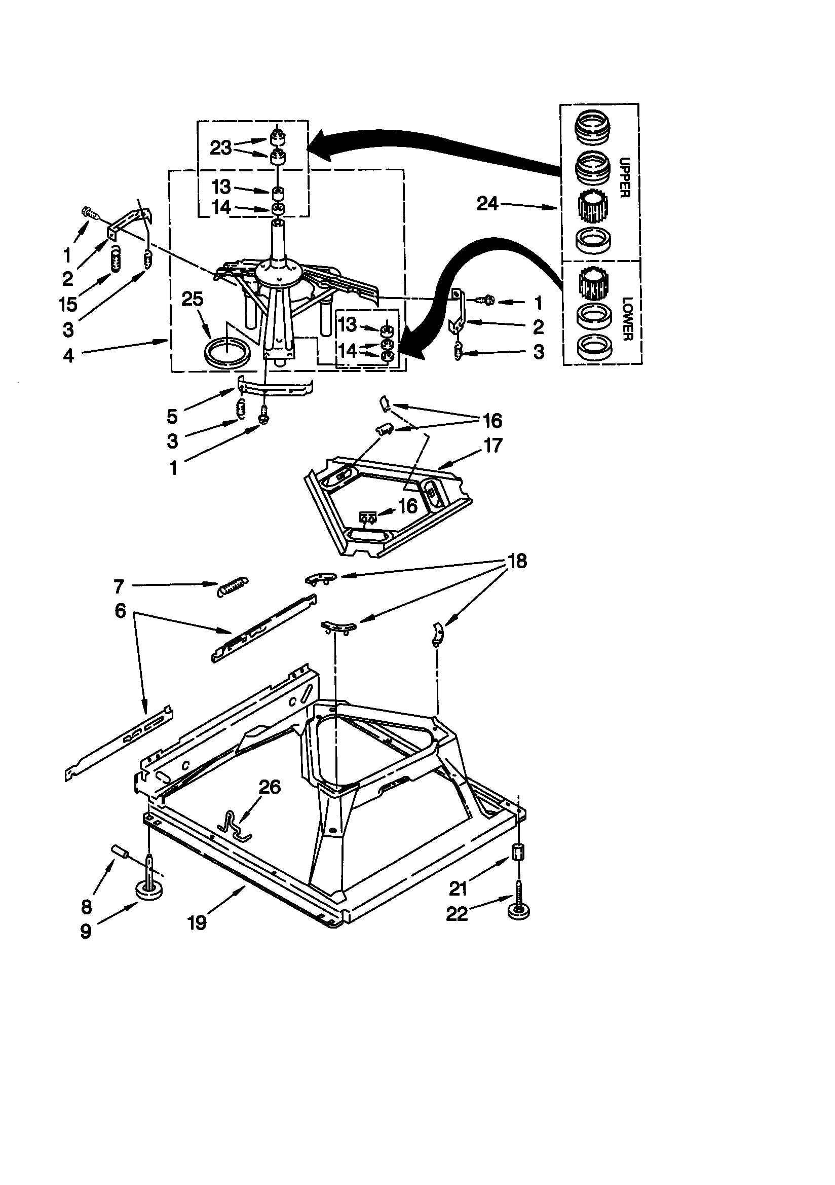  Kenmore model 11020832990 residential washers genuine parts