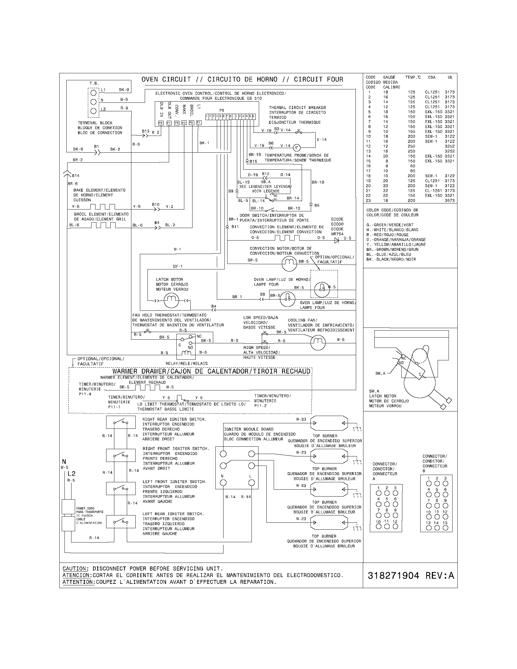Frigidaire model PLCS389ECF slide-in range, electric/gas genuine parts