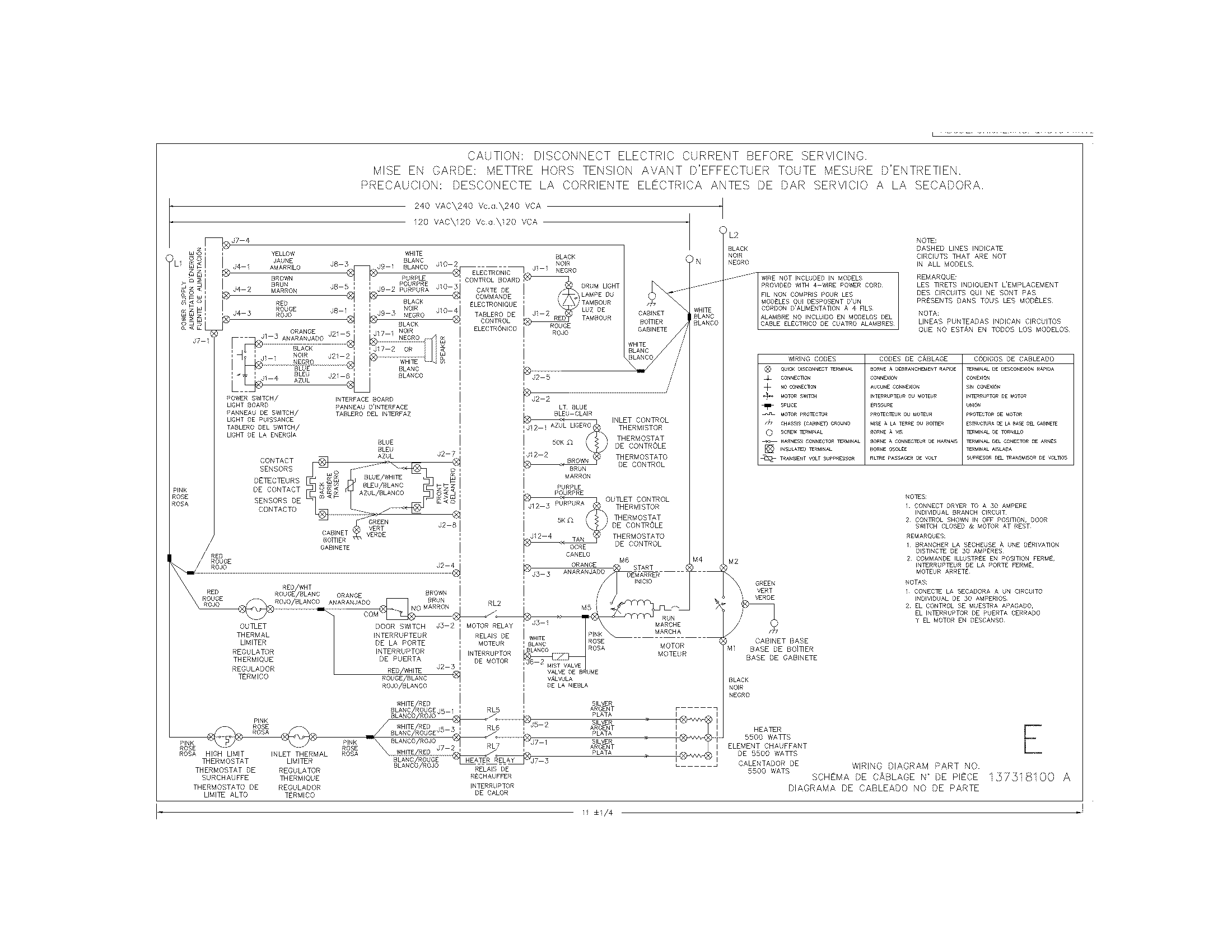Kenmore-Elite model 41794130002 residential dryer genuine parts