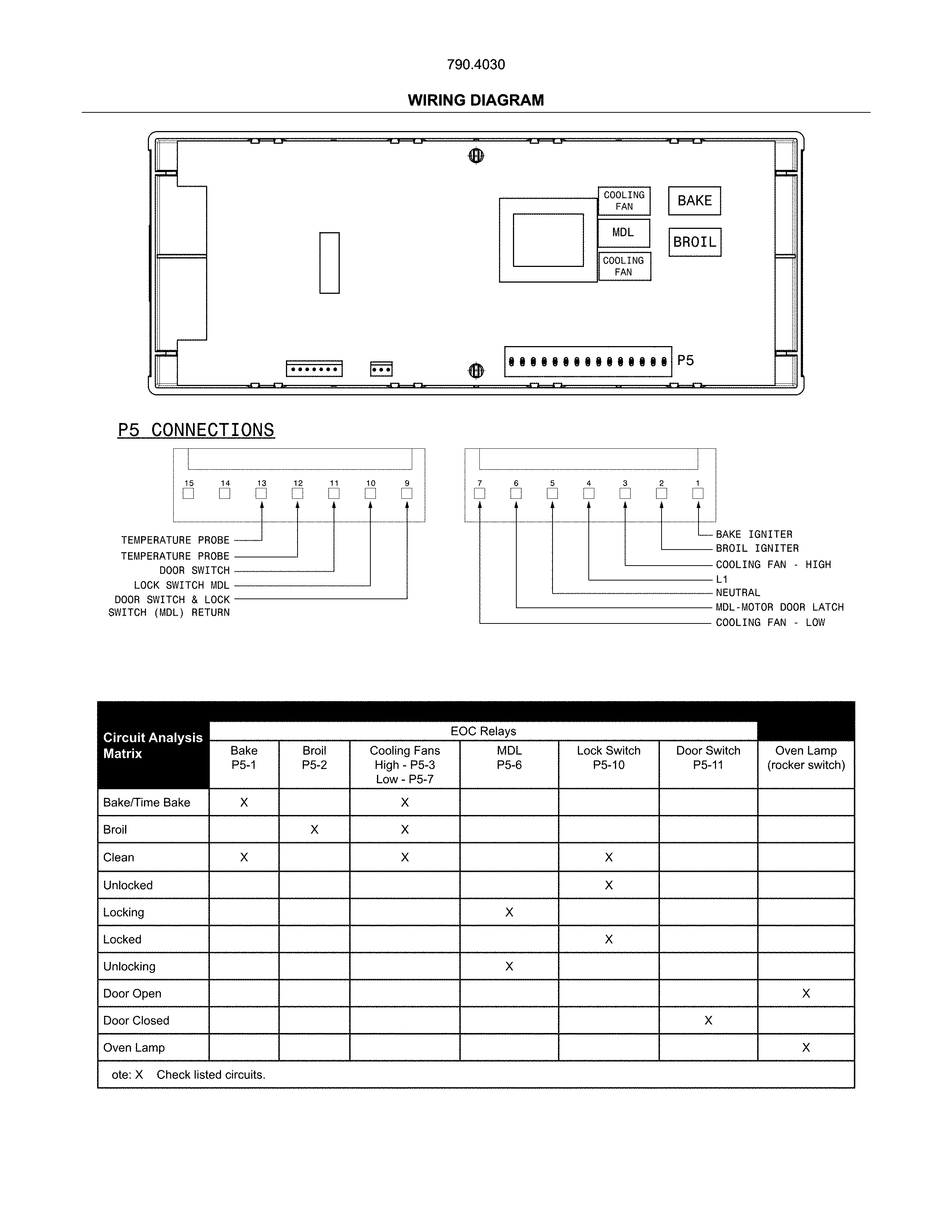 Kenmore model 79040309411 wall oven, gas genuine parts