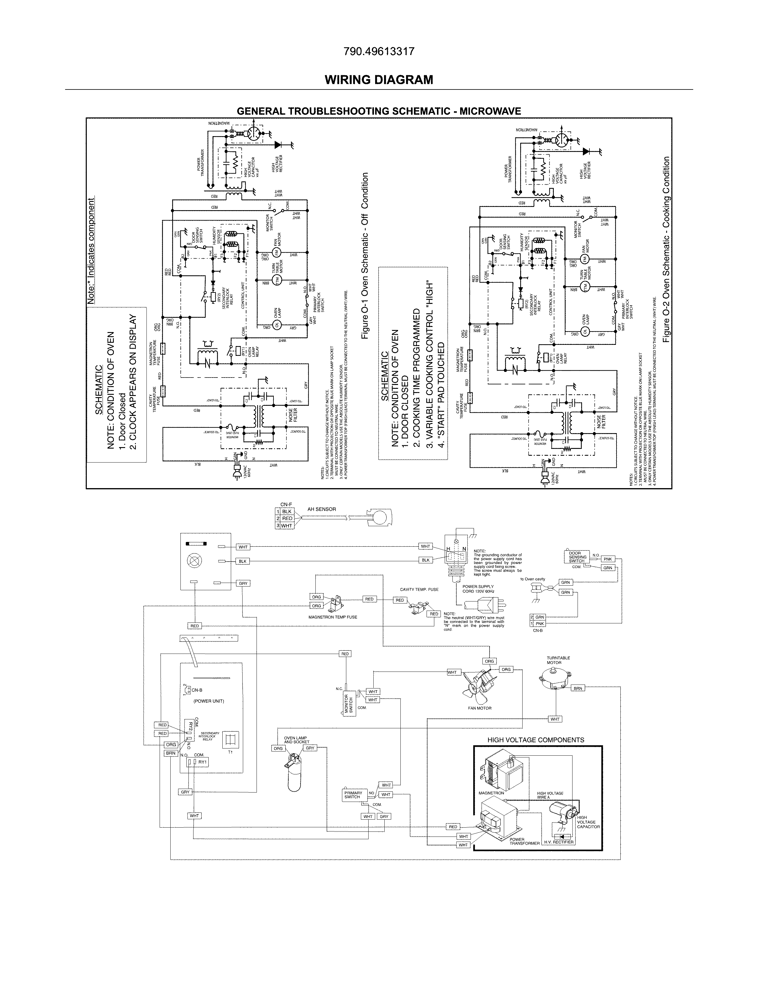 Kenmore model 79049613317 built-in oven, electric with microwave