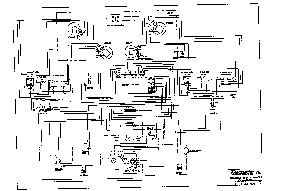 Thermador model REF30RS (9707 & UP) slide-in range ... hobart dishwasher wiring diagram 
