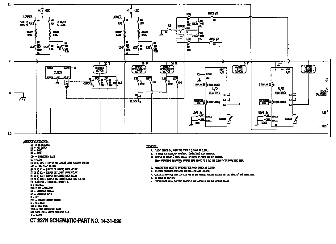 THERMADOR ELECTRIC WALL OVEN Parts | Model CT227N | Sears ... 79047899602 wall oven wiring diagram 