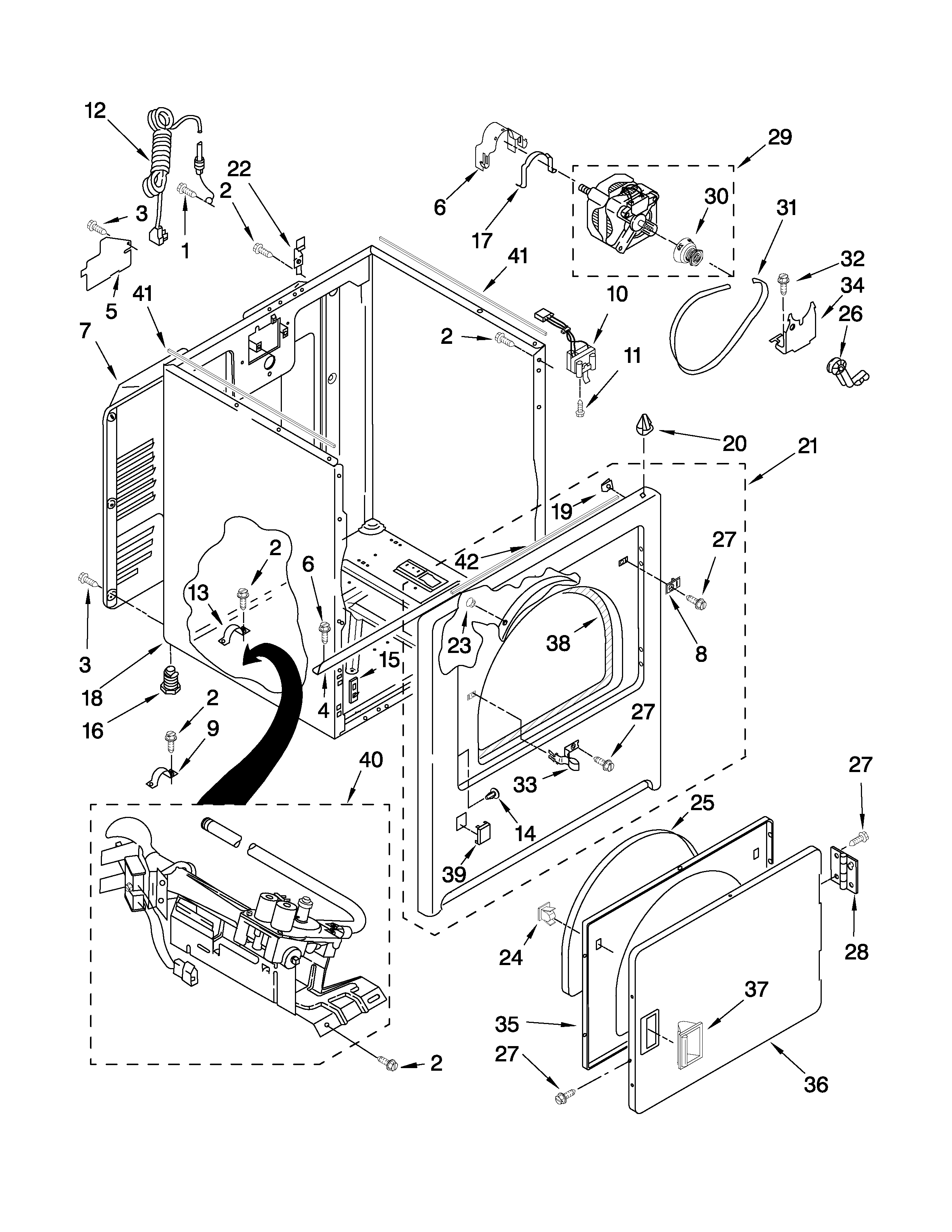 Maytag Model Mgdc200xw0 Residential Dryer Genuine Parts
